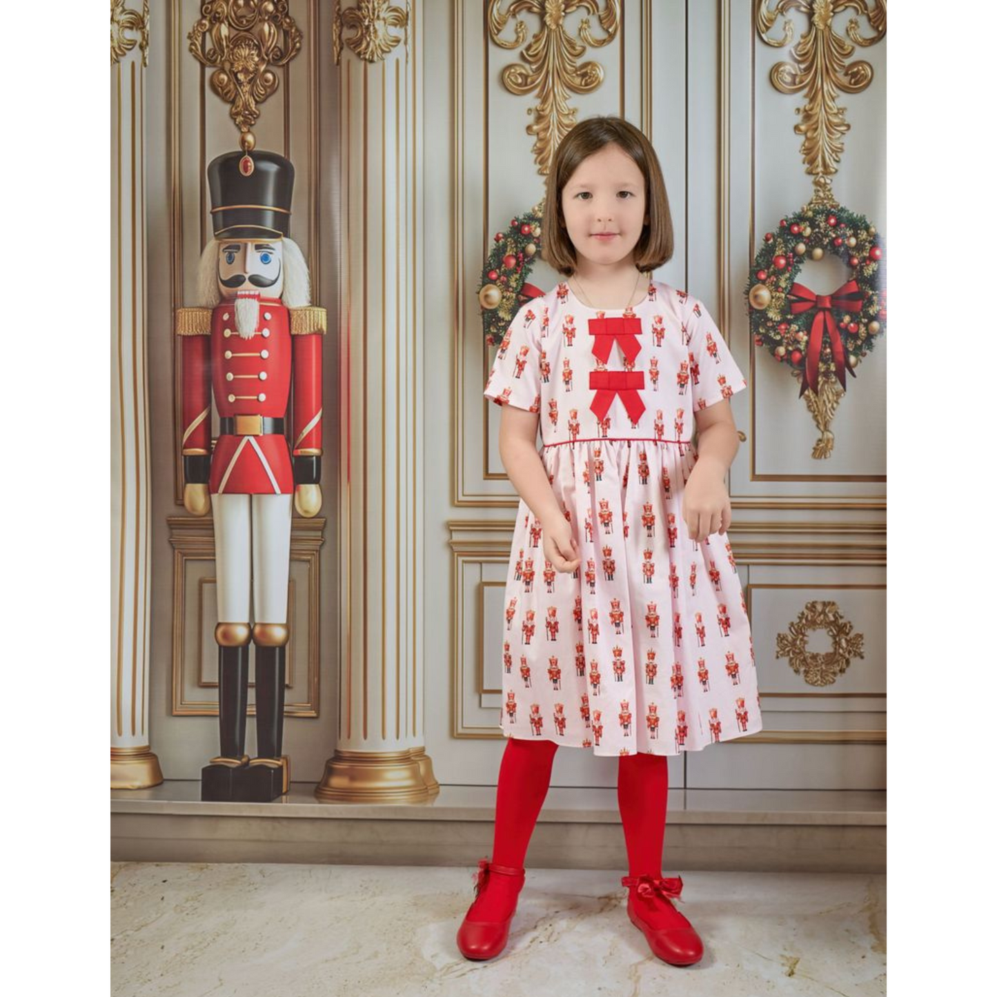Nutcracker bow dress