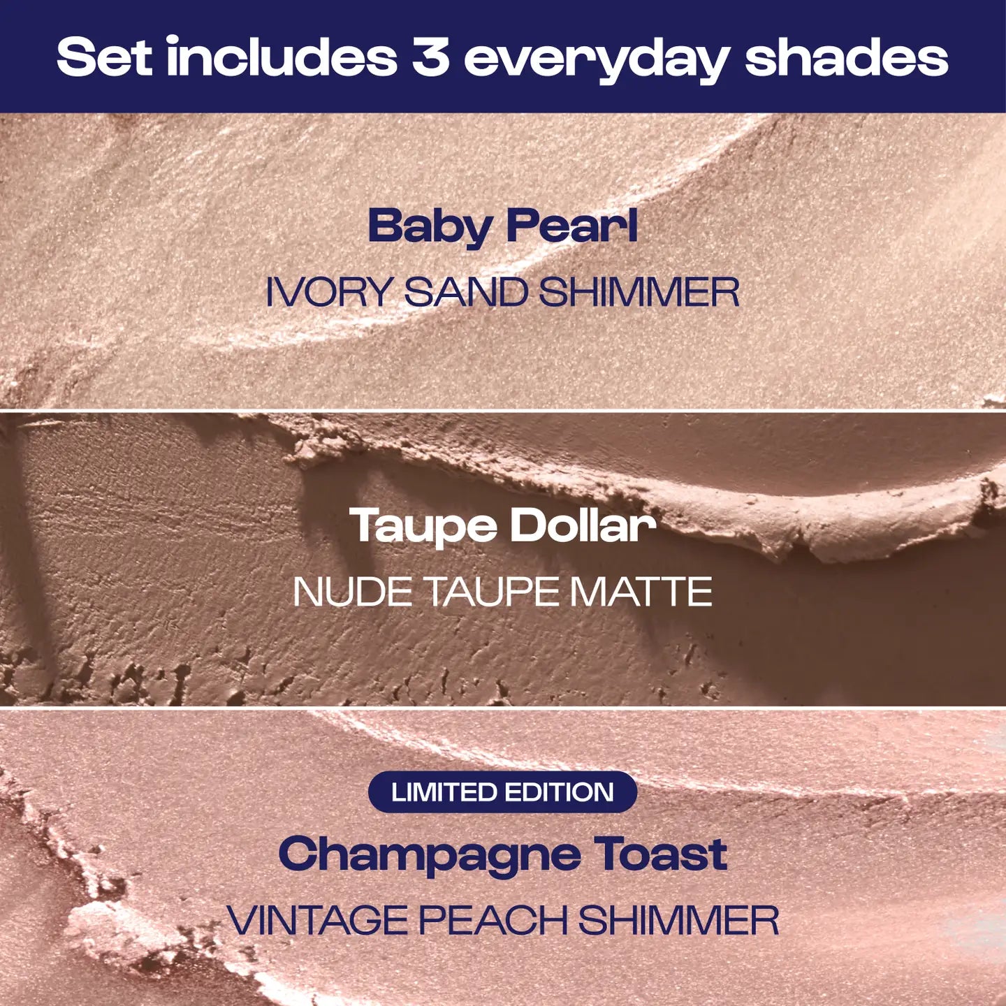 Three pointer eye trio