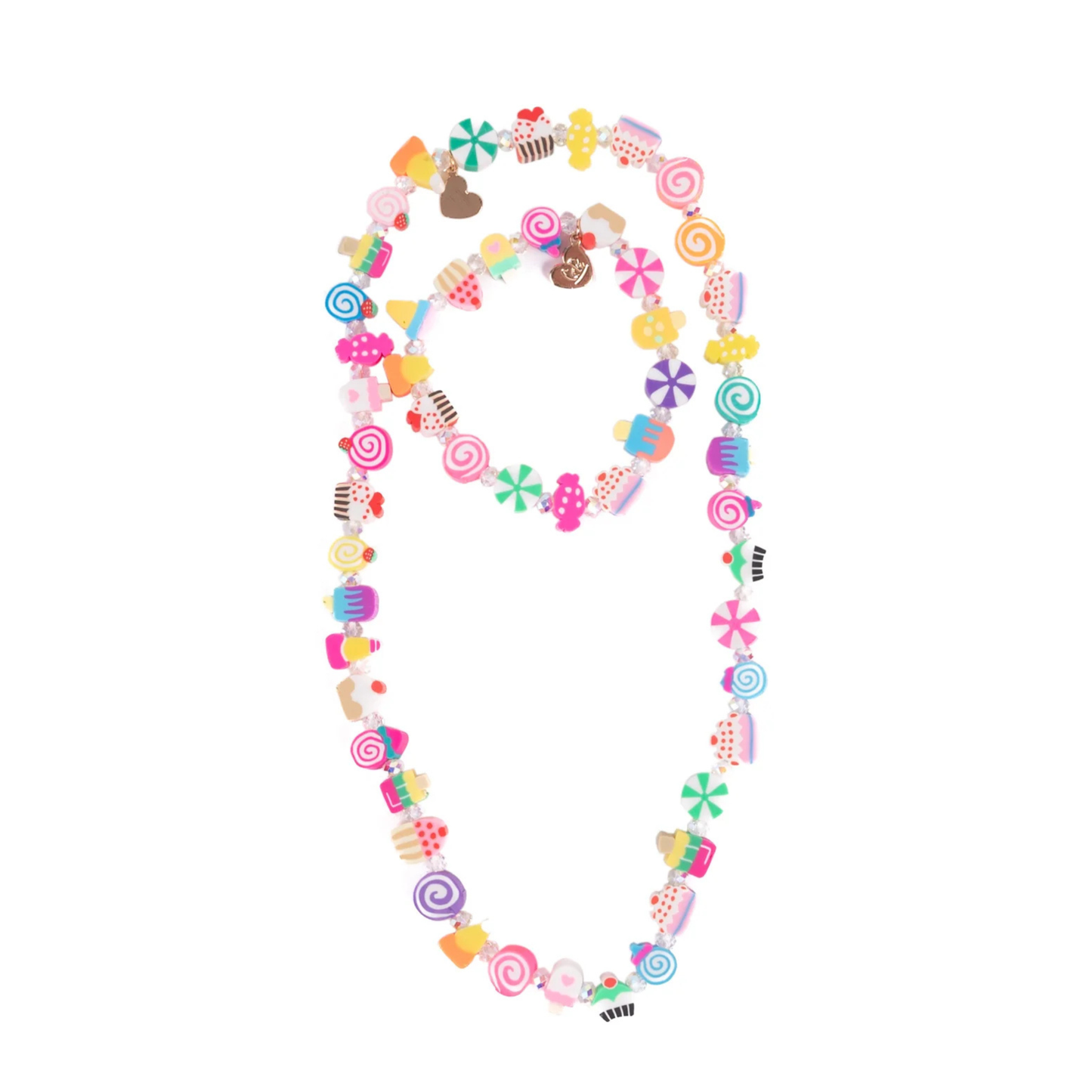 Sweet treats necklace & bracelet set