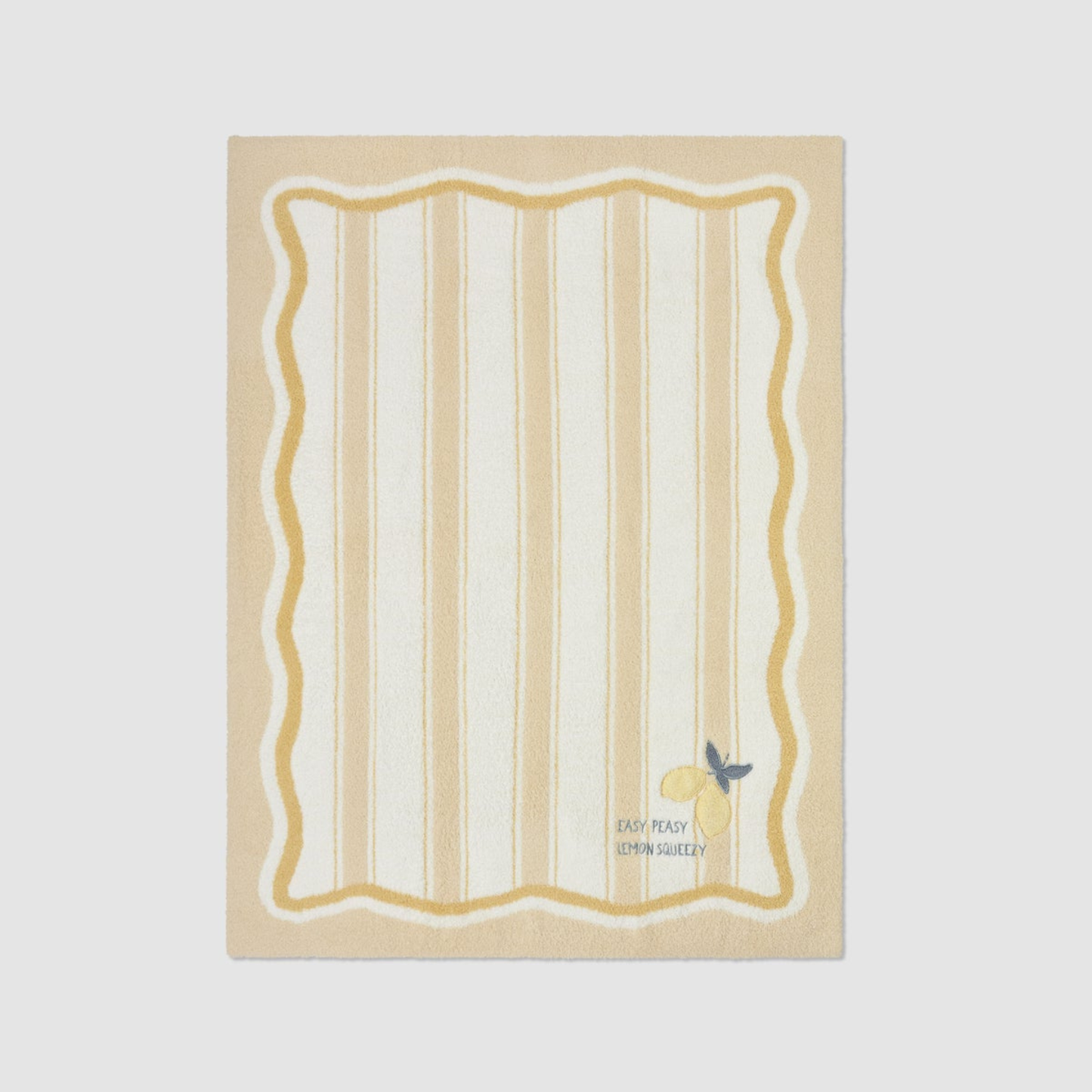 Lemon stroller blanket - daffodil