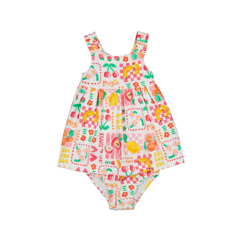 Summer print dress set