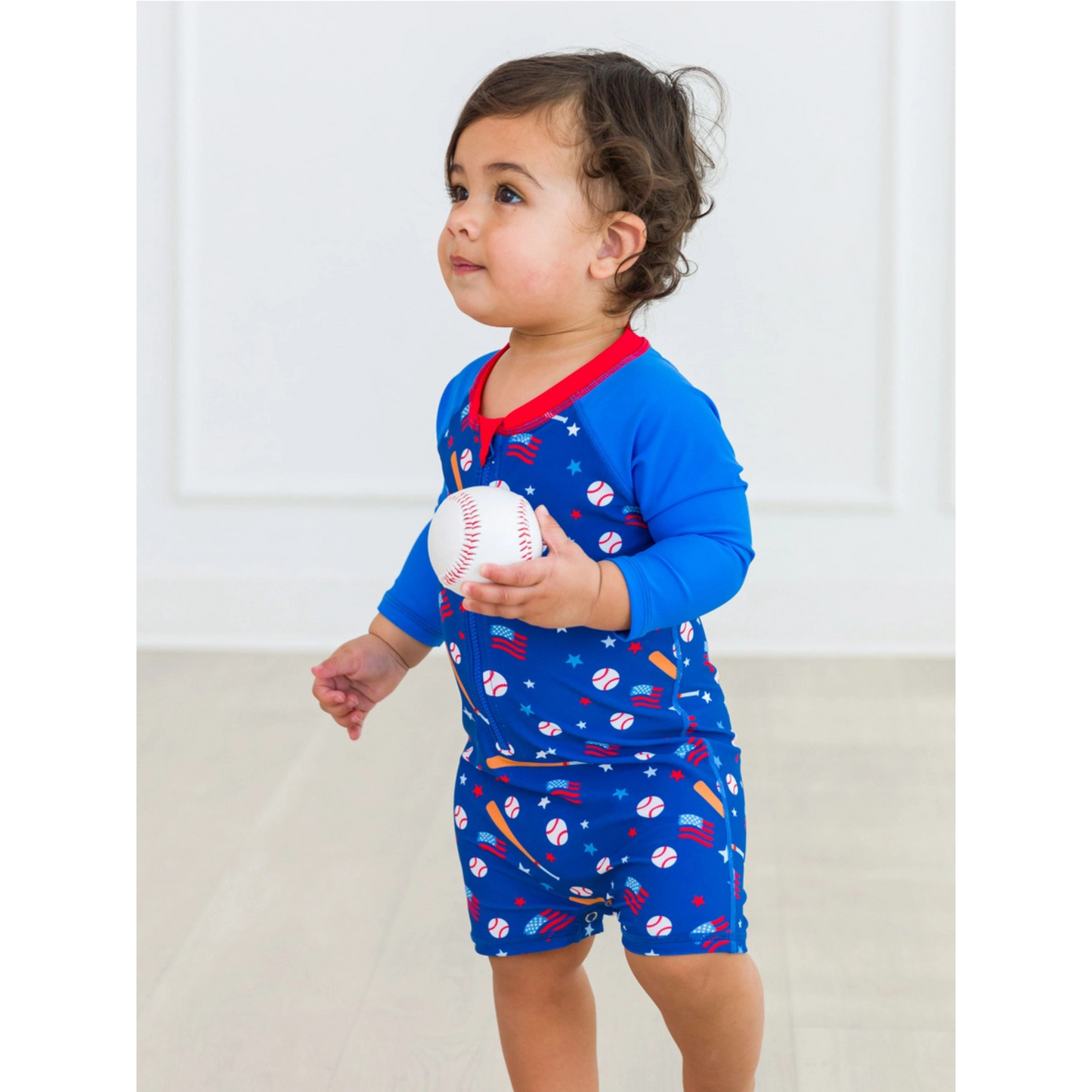 Play ball l/s rash guard