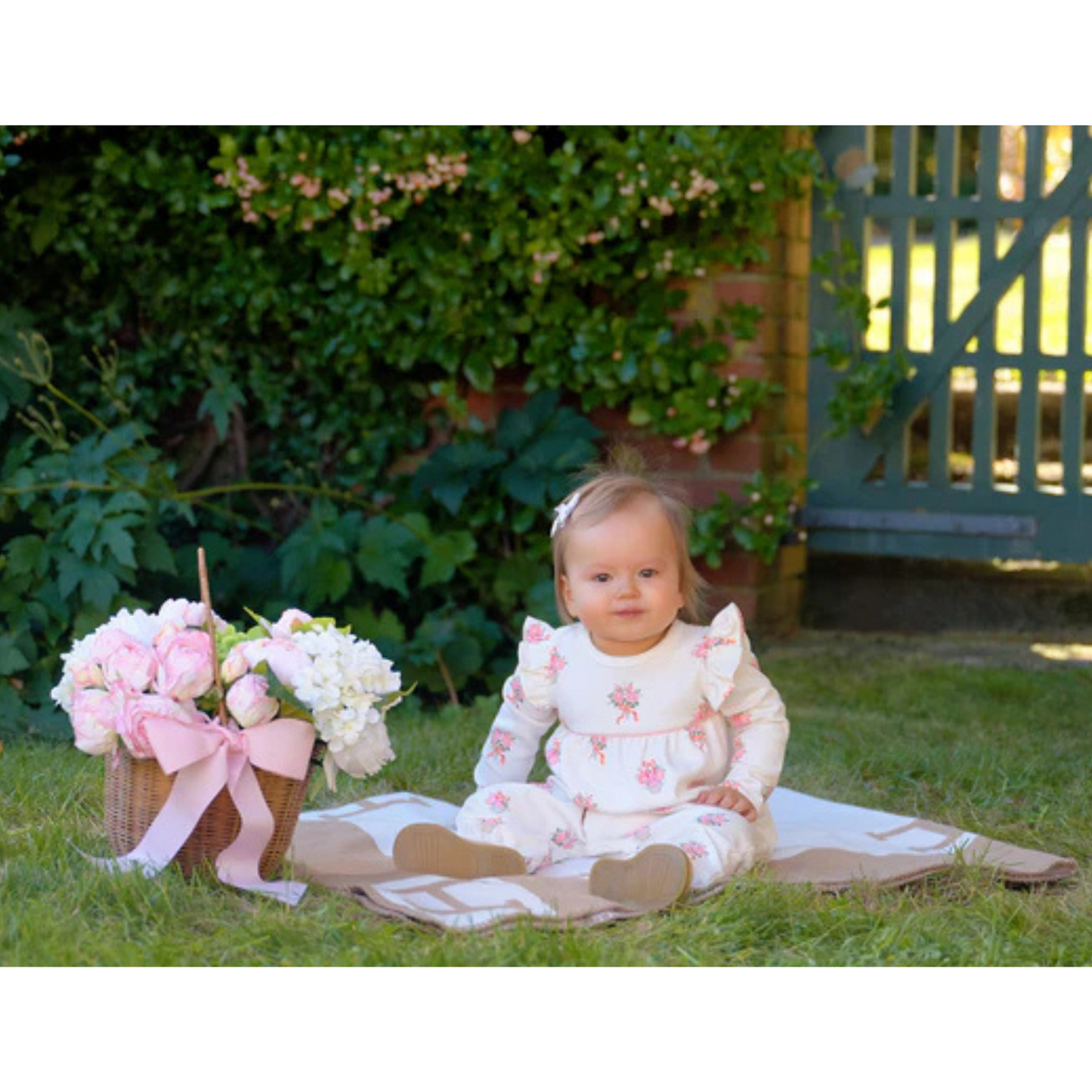 Leigh ann angel sleeve romper - nonesuch stems