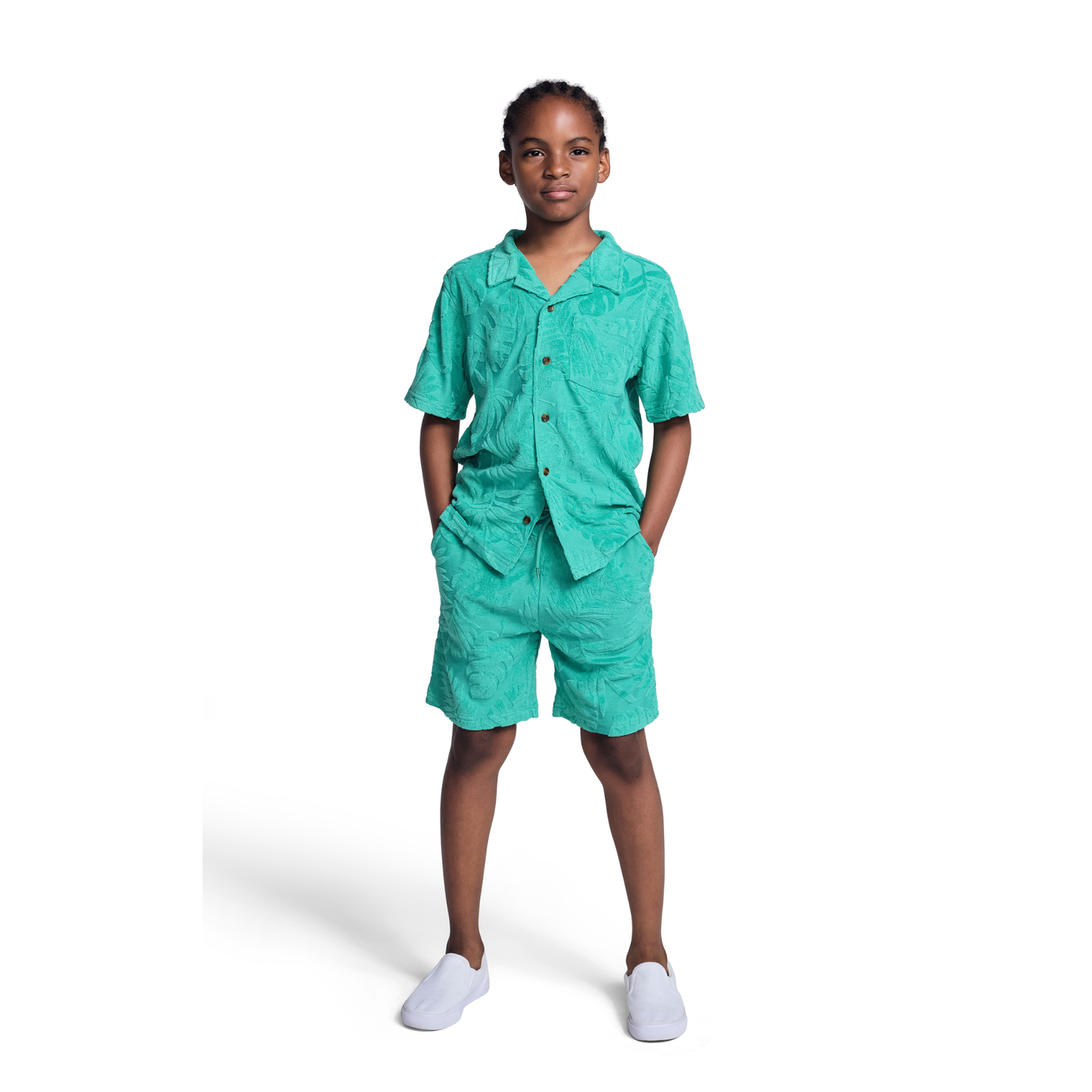 Resort shorts - emerald