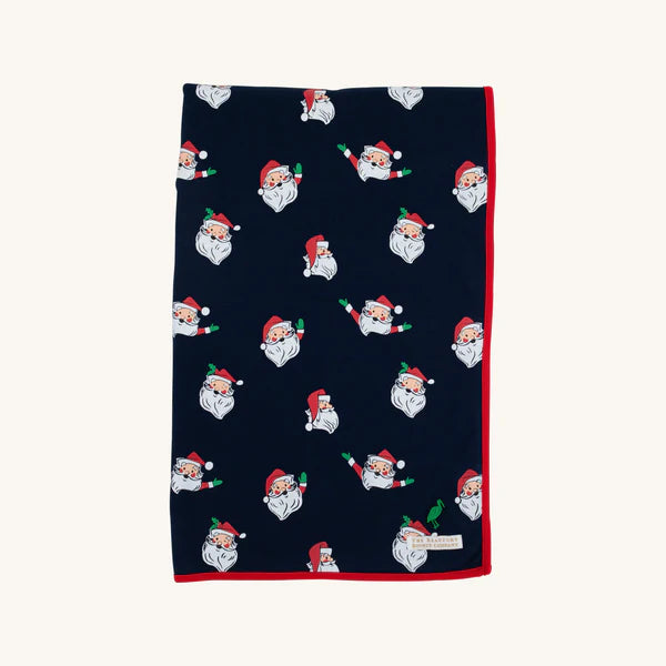 Silent night throw - jolly old st. nick