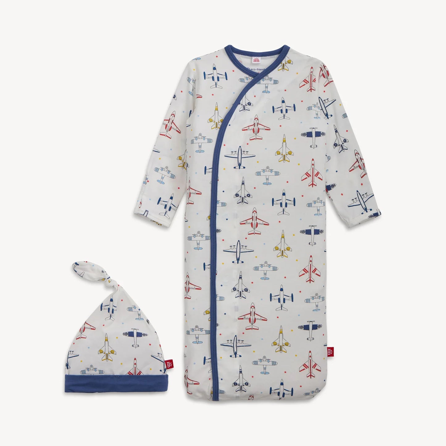 Just plane fun gown & hat set