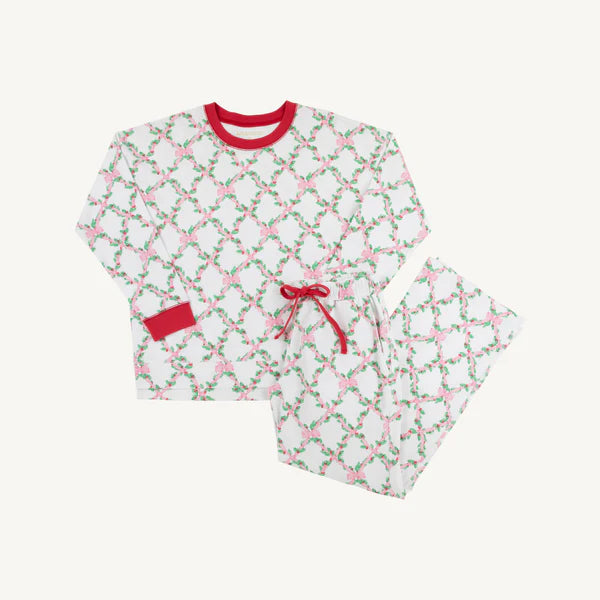Snooze button pj set - tbbc holly day