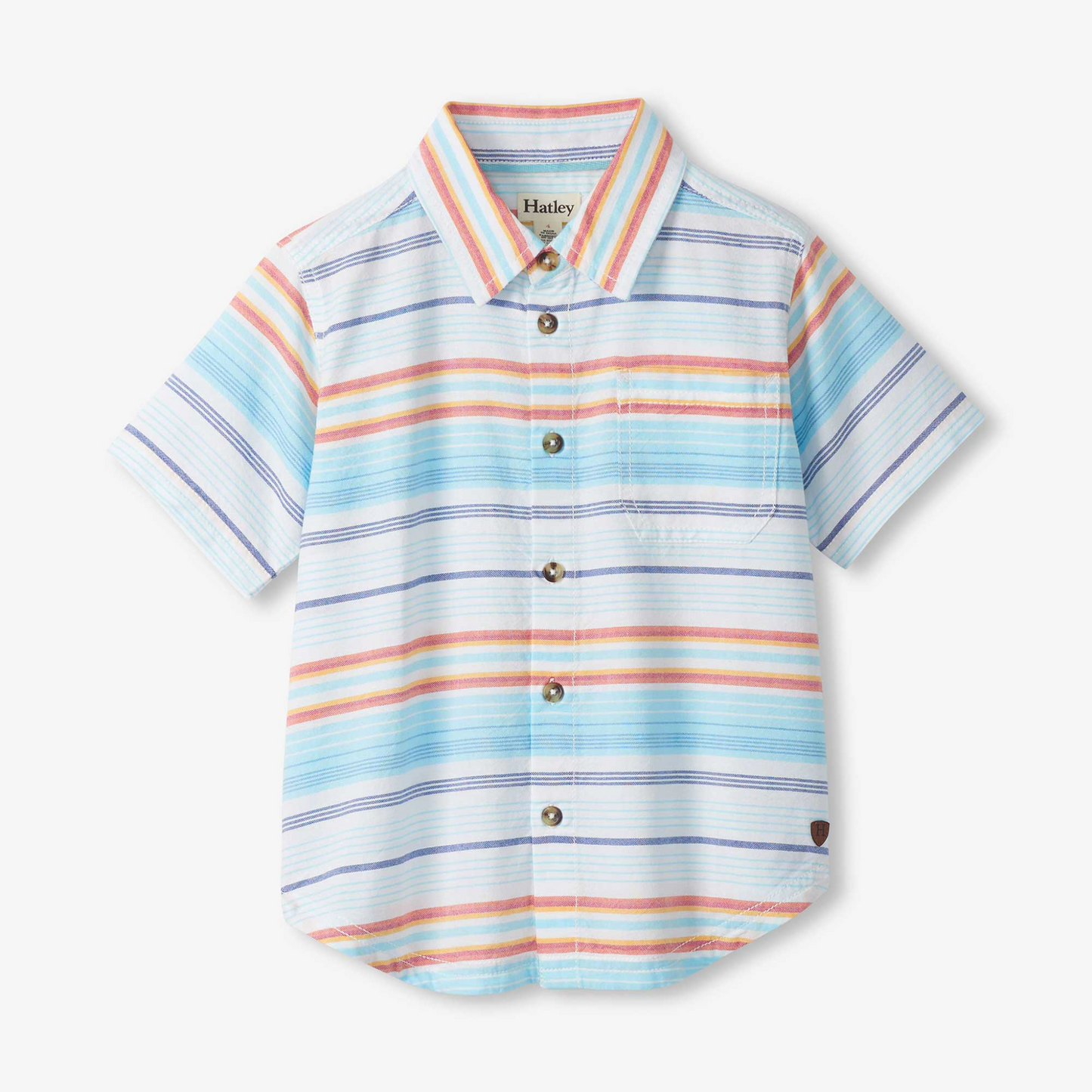 Sunset stripes button down