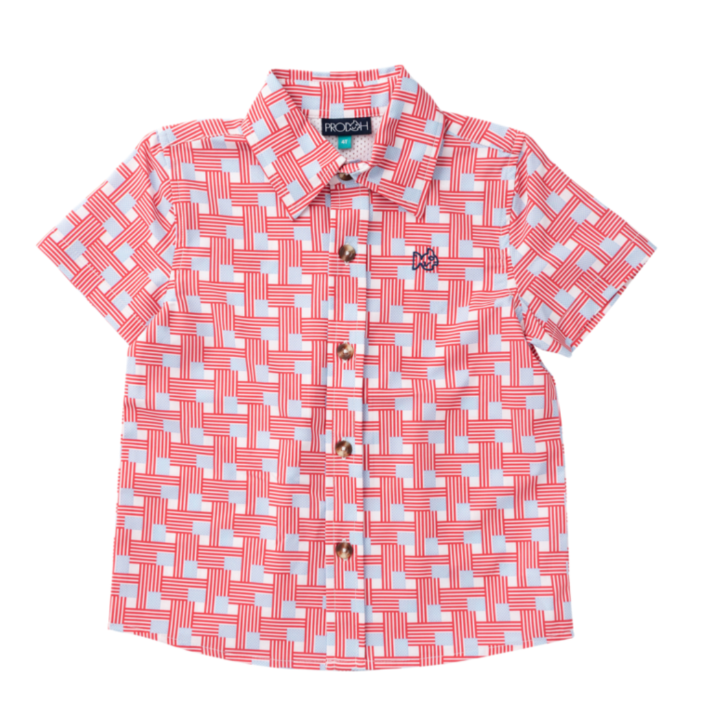 Fishing shirt - American flag plaid