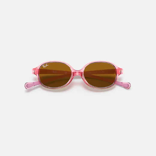 Rayban sunglasses - transparent light red w. brown