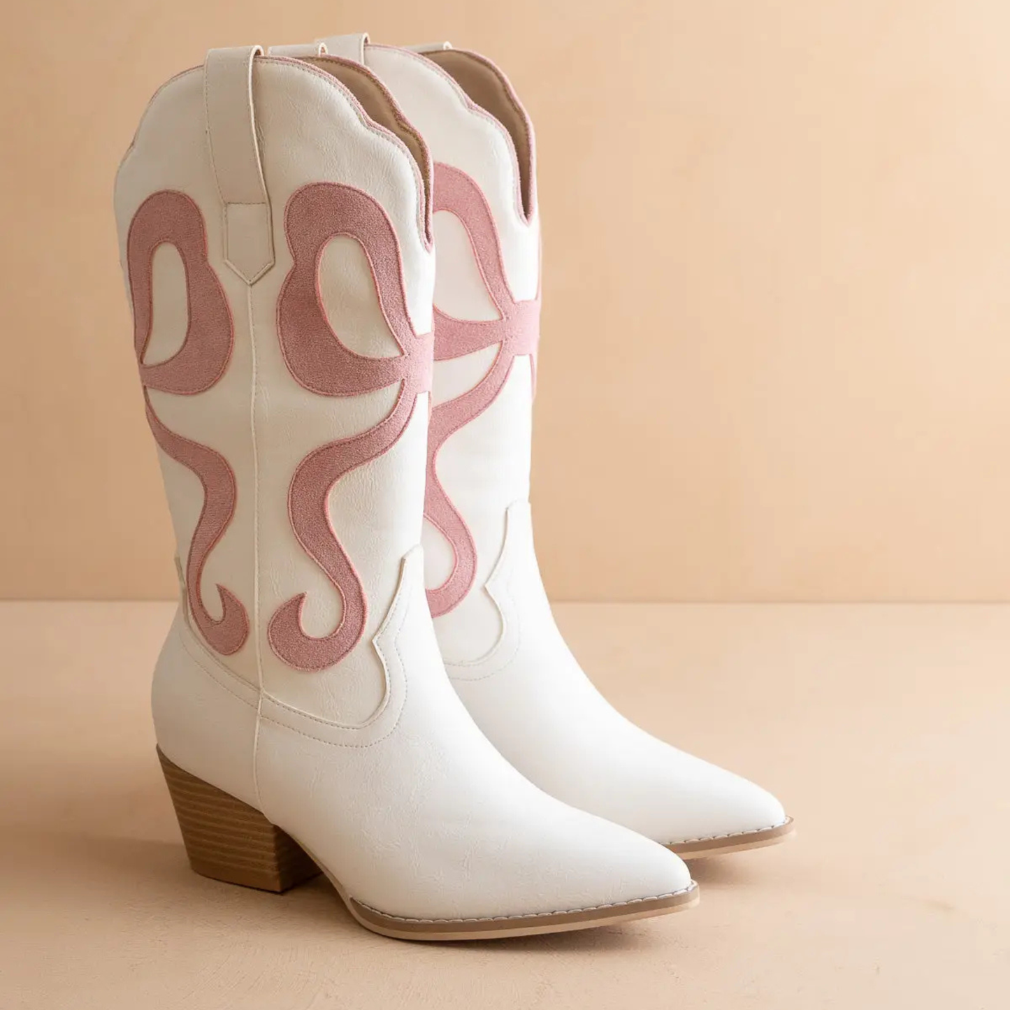 The bowie - pink western boot