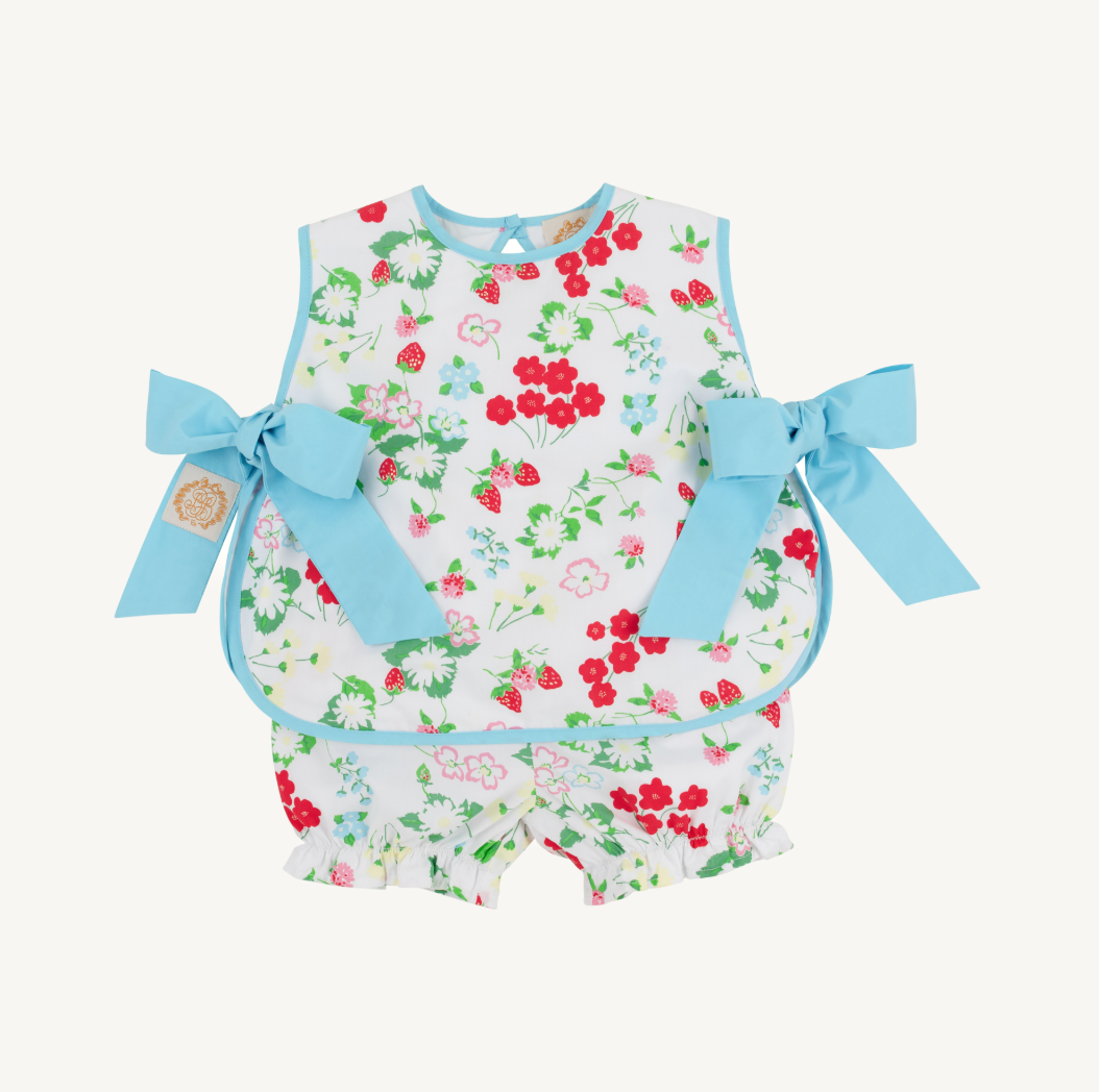 Talbott side tie set - berry sweet