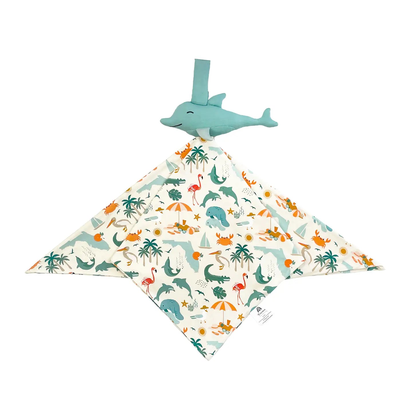 Dolphin bamboo lovey