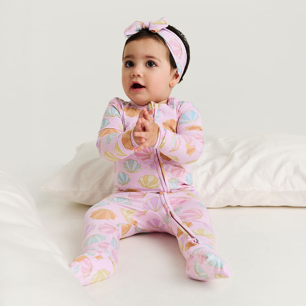 Shelly pink conv. one piece