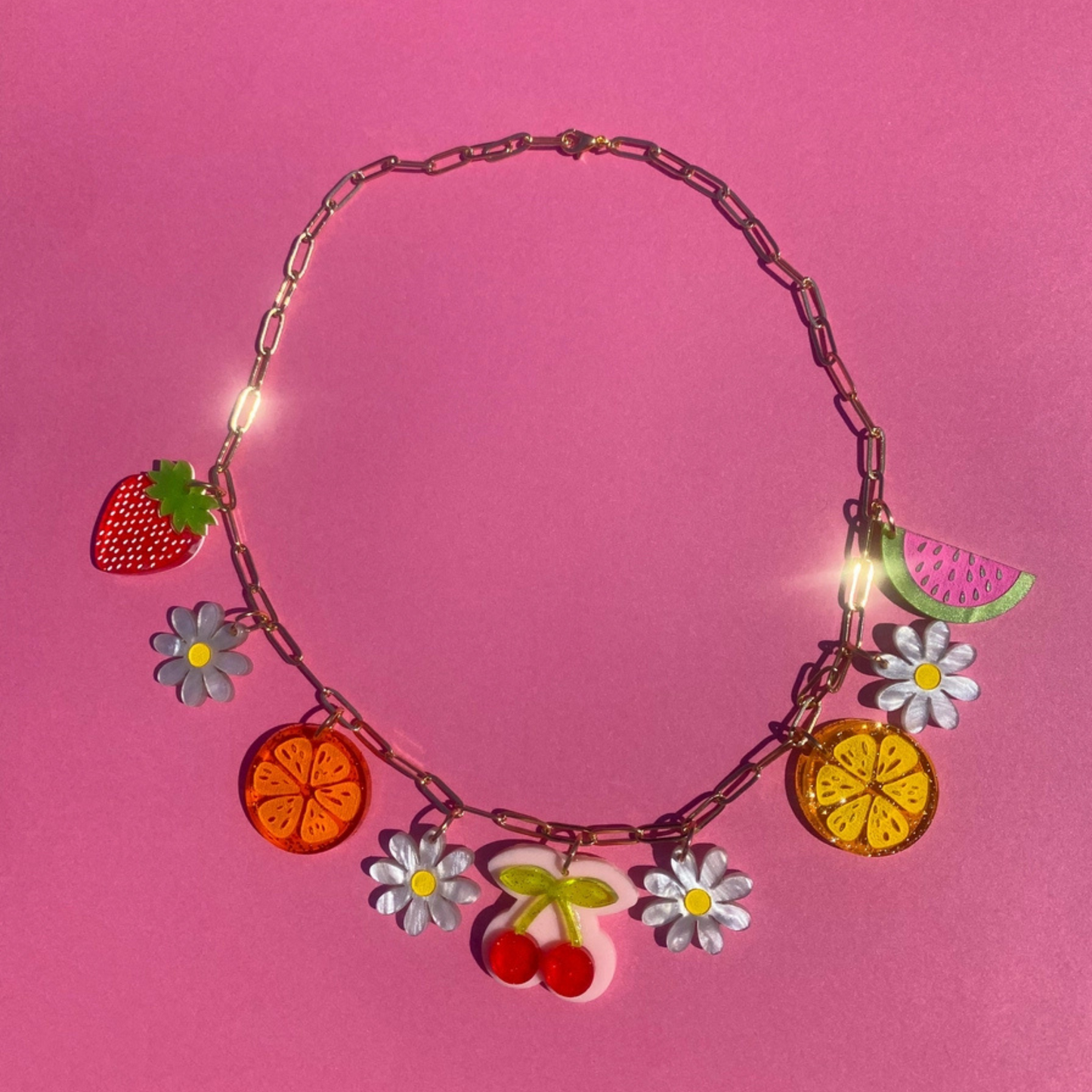Fruit medley necklace