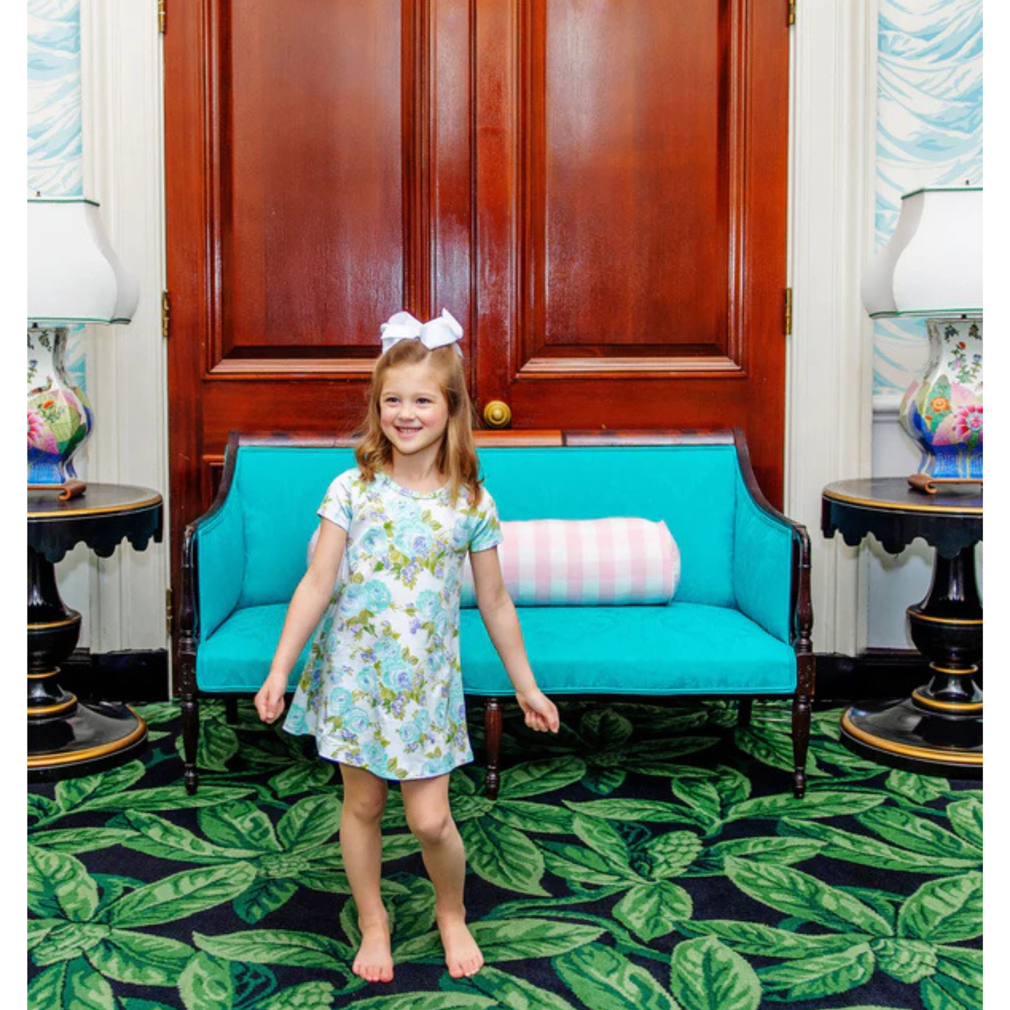 Polly play s/s dress - princess grace rose