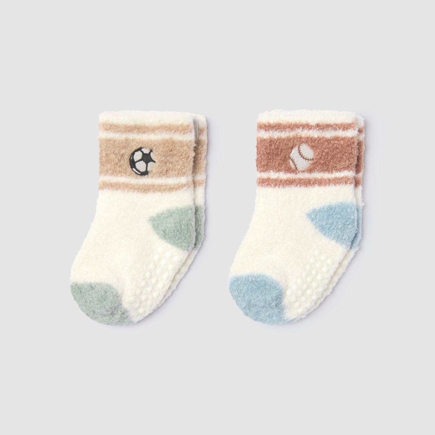 Baby stripe play sock set