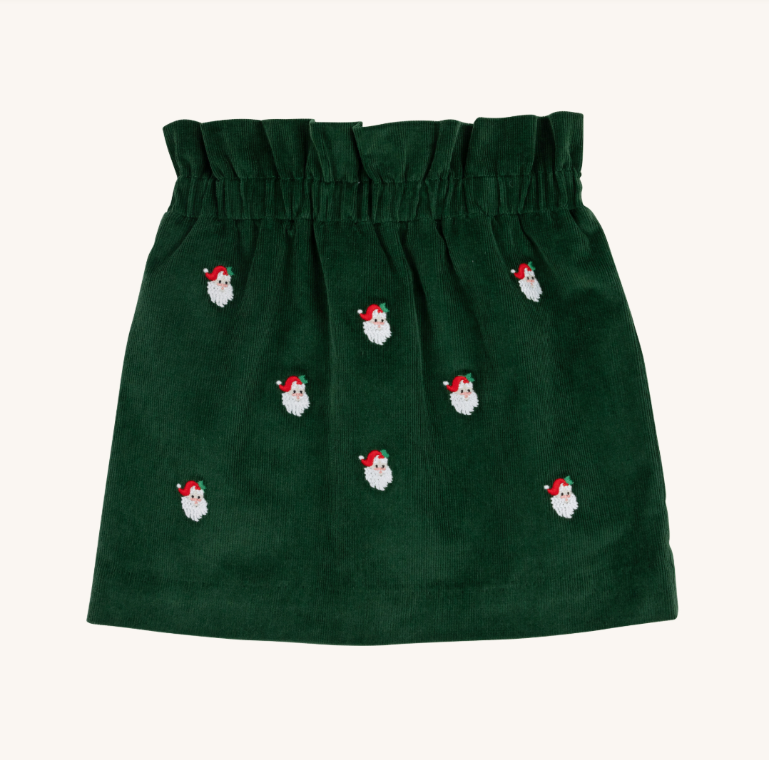Critter beasley bag skirt - Santa/grier green