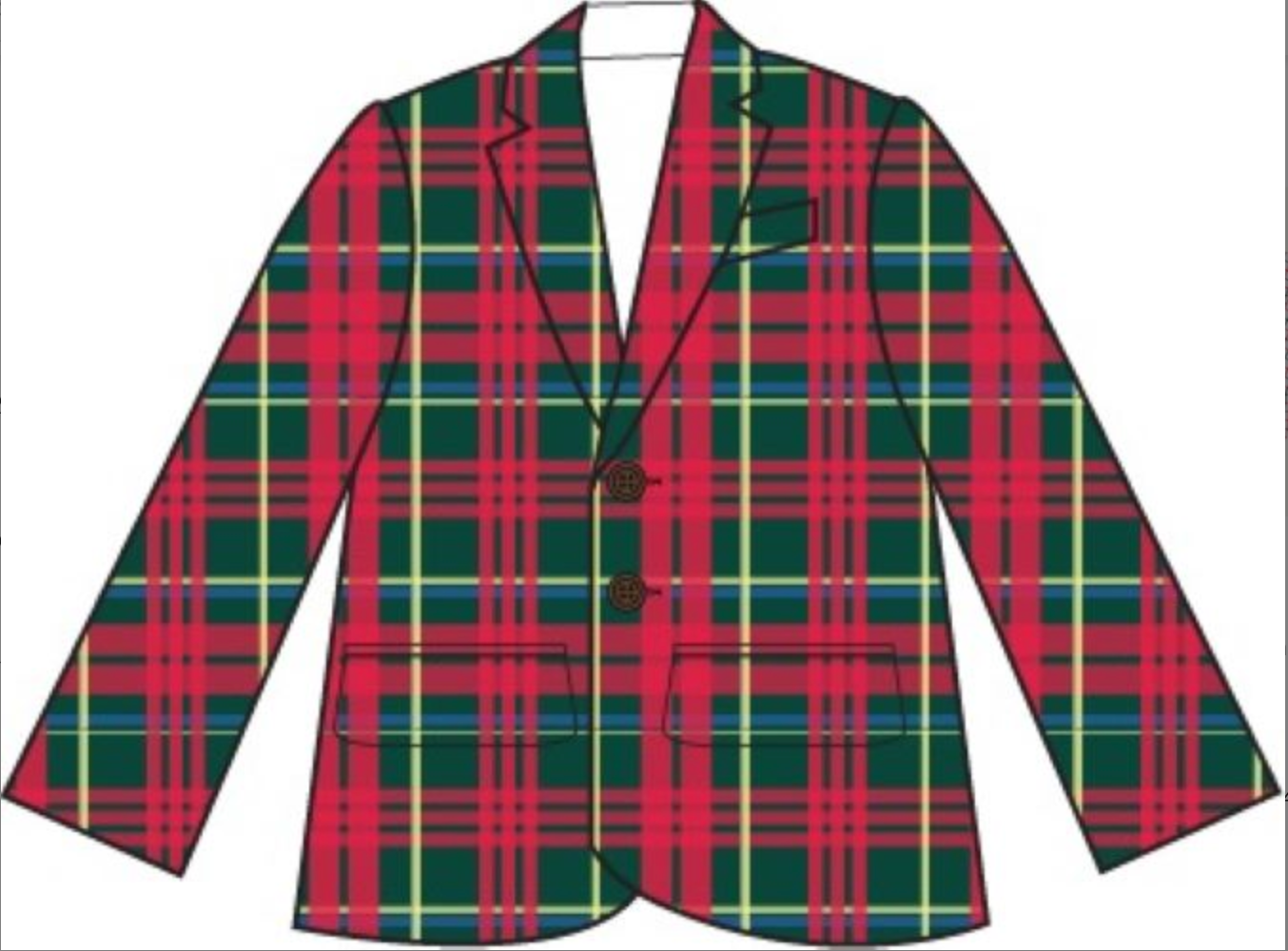 Gradccasion booker blazer - paces mill plaid