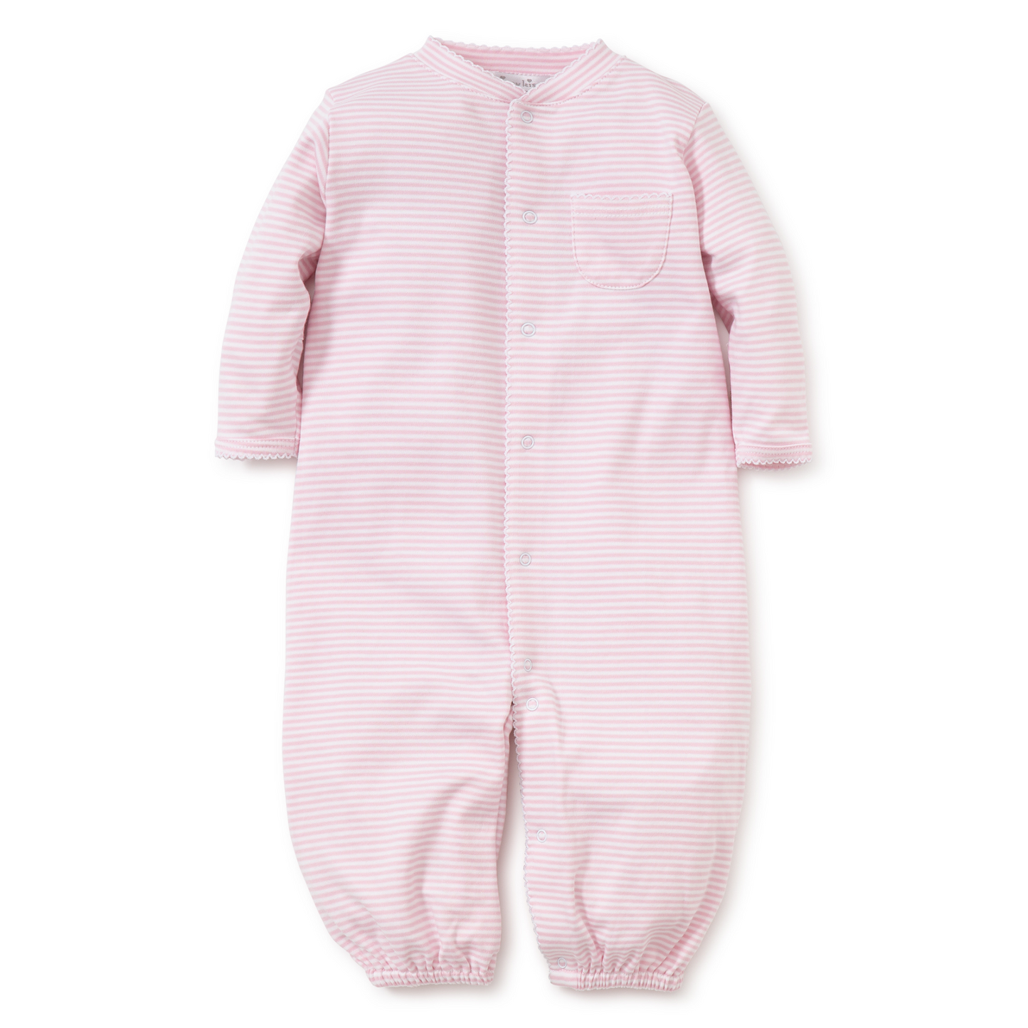 Stripes conv. gown - pink