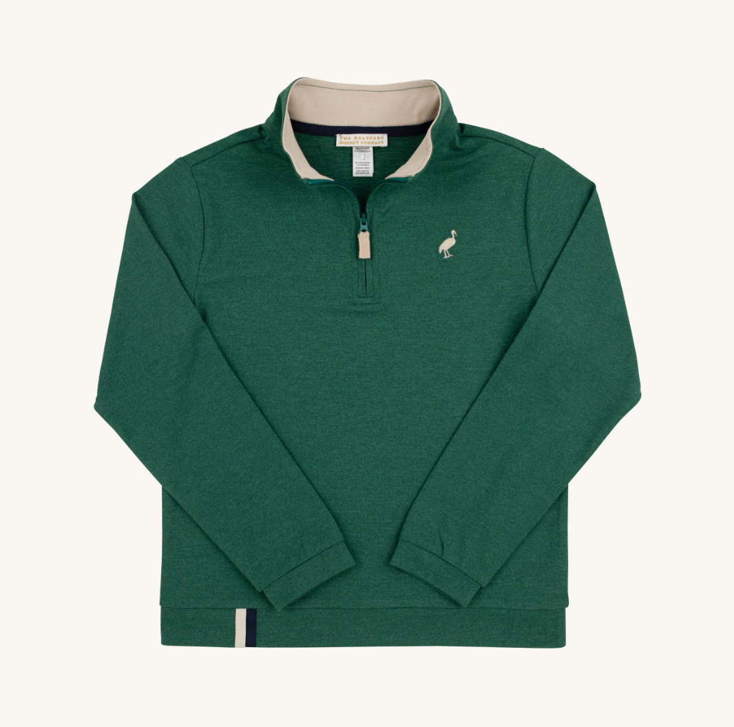 Prepletic hayword half zip - grier green/kkhaki