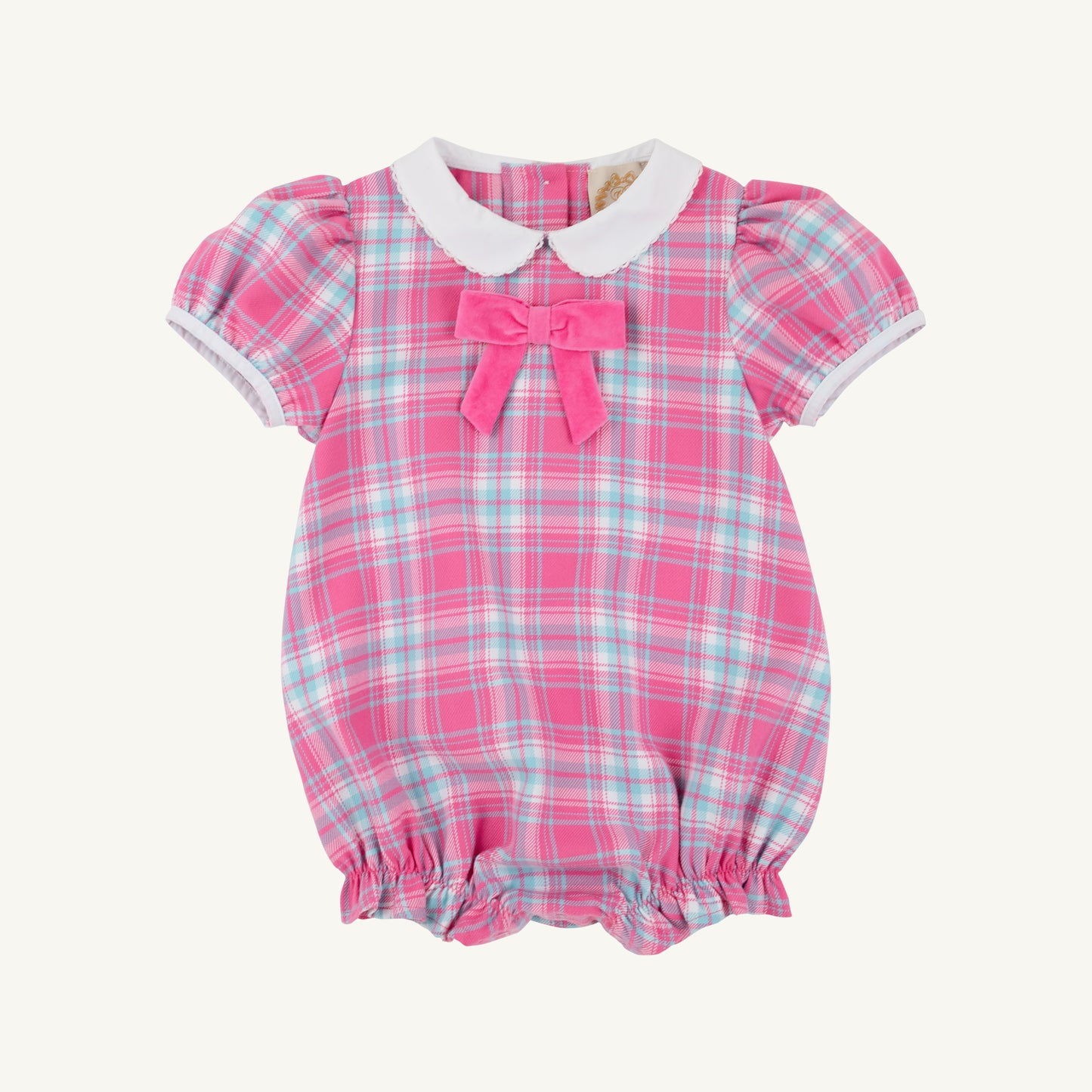 Banks bow bubble - brenton point plaid