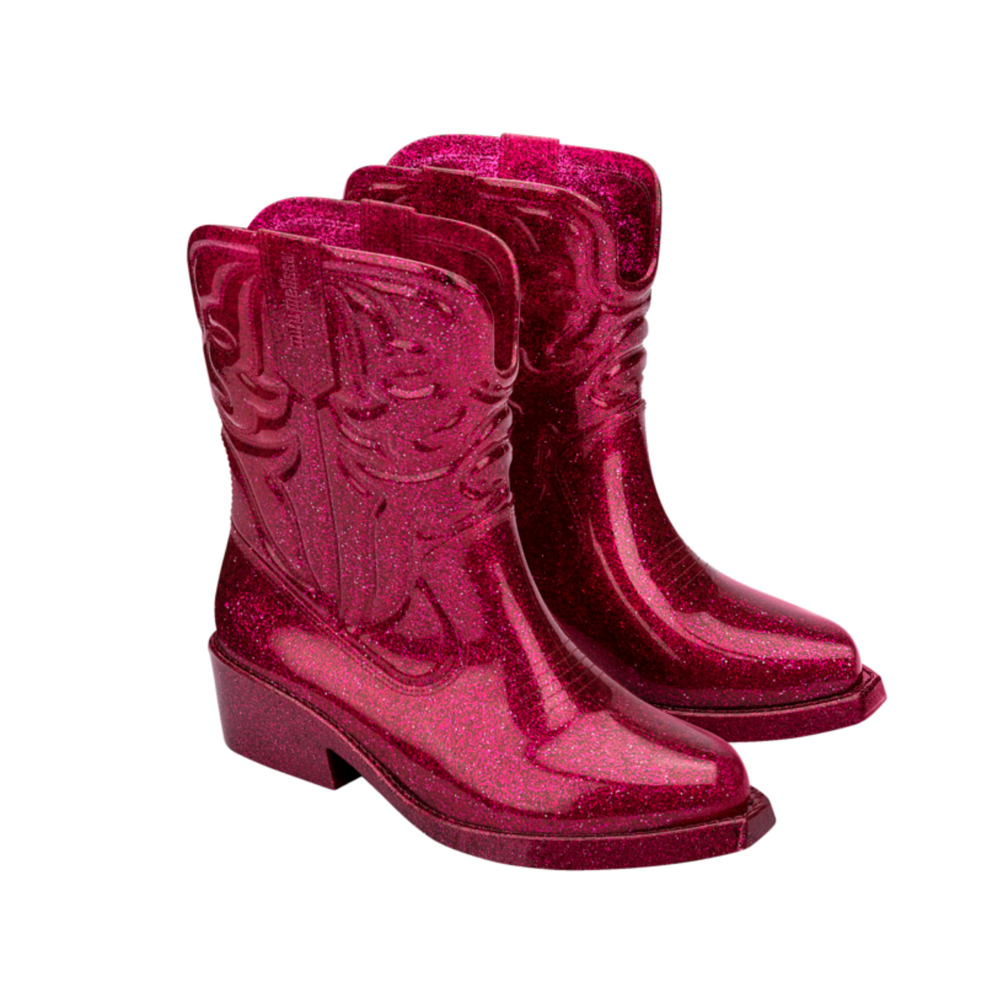 Texas boots - glitter pink