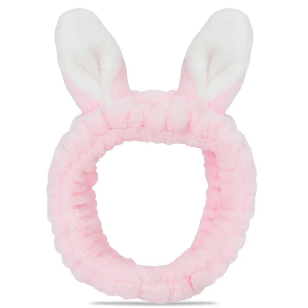 Pink bunny headband
