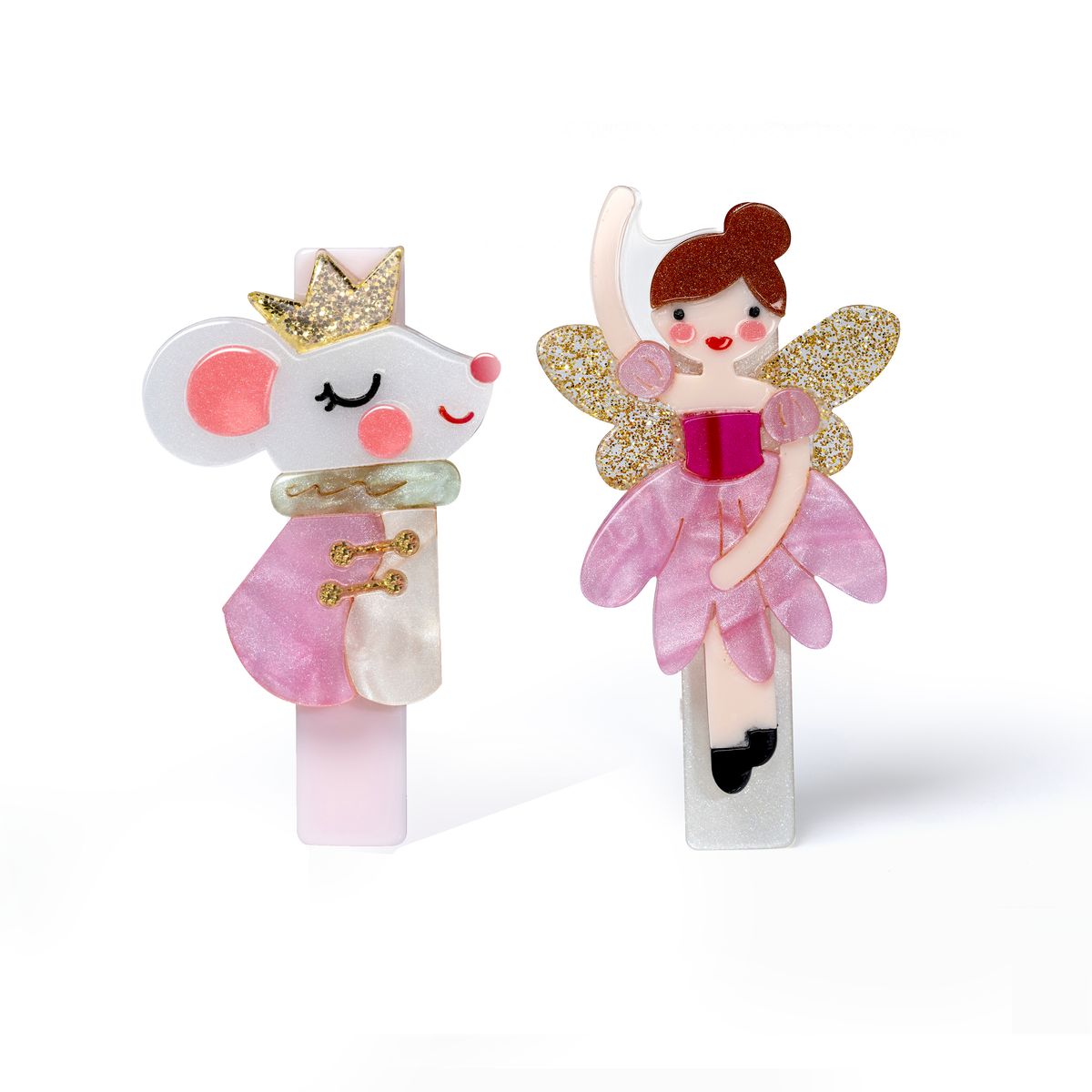 Mouse & ballerina hair clips