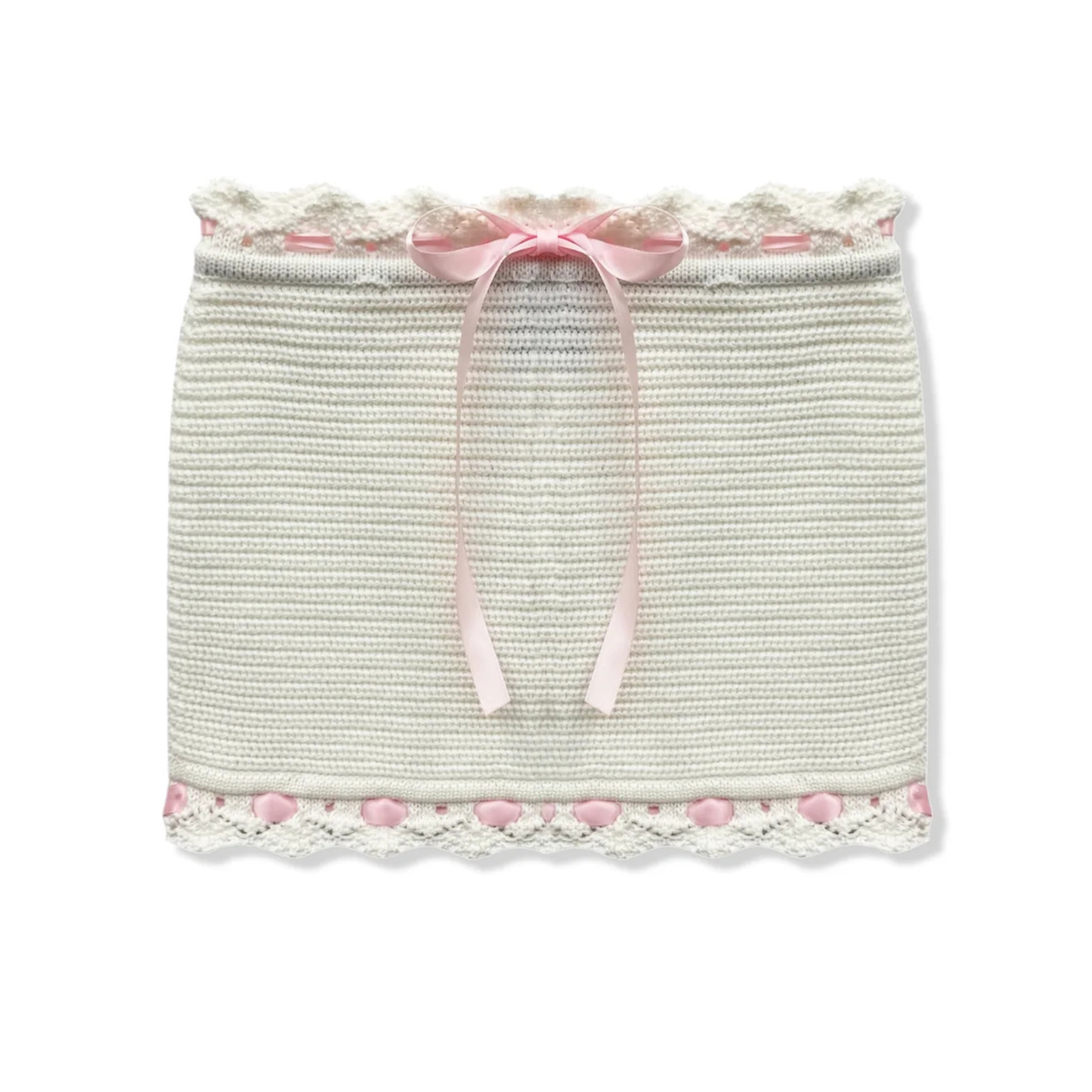 Connie skirt - cream crochet