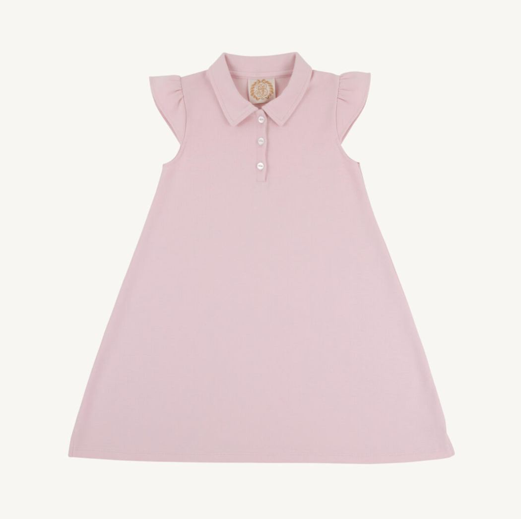 Maude's polo dress - palm beach pink