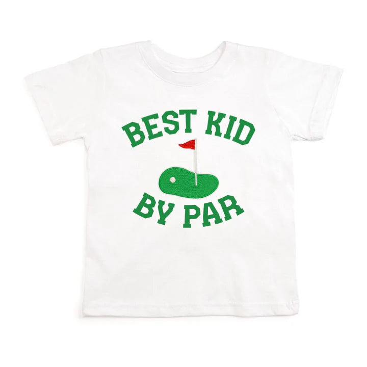 Best kid by par s/s tee - white