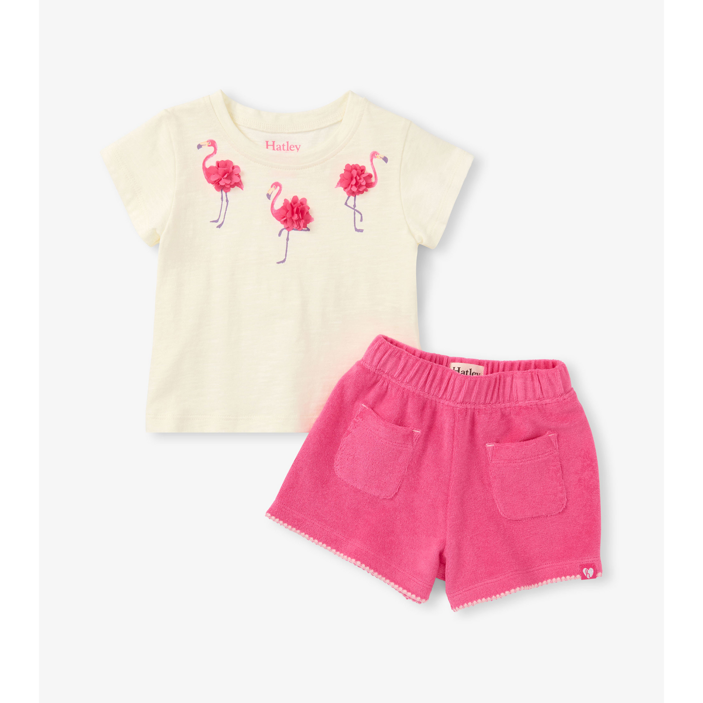 Flamingo tee & short set