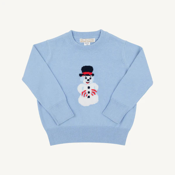 Isaacs intarsia sweater - snowman/bsblue