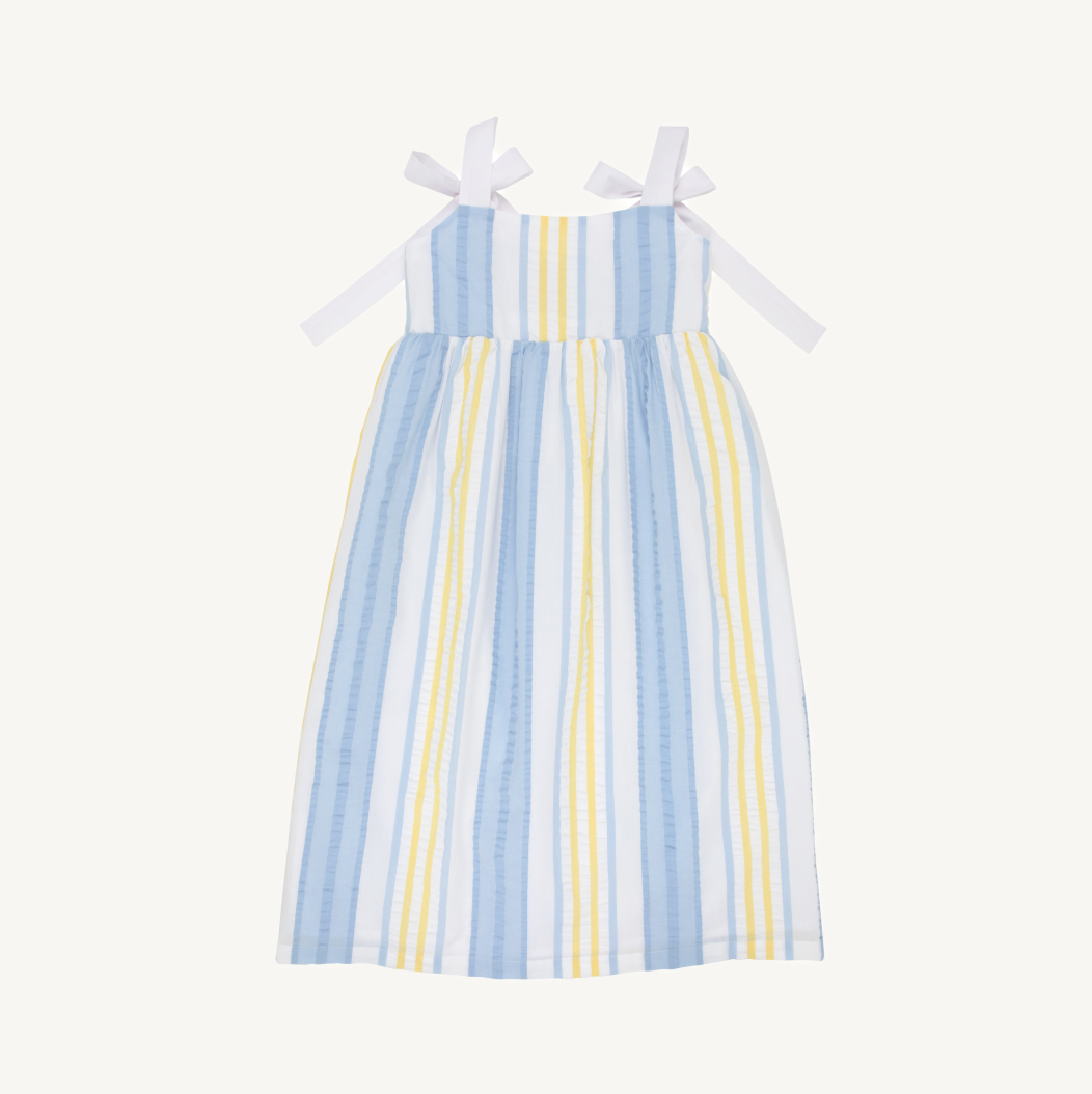 Macie midi dress - sobro seersucker