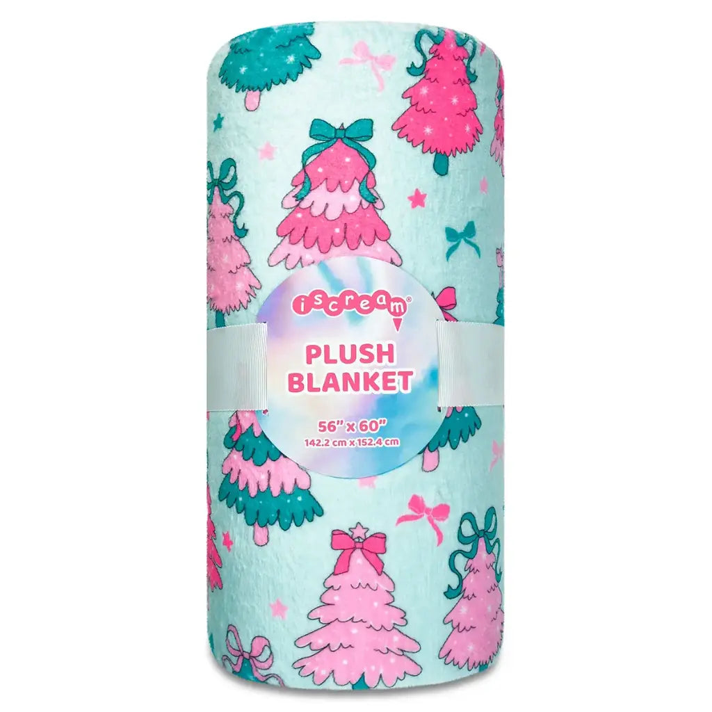 Fancy trees plush blanket