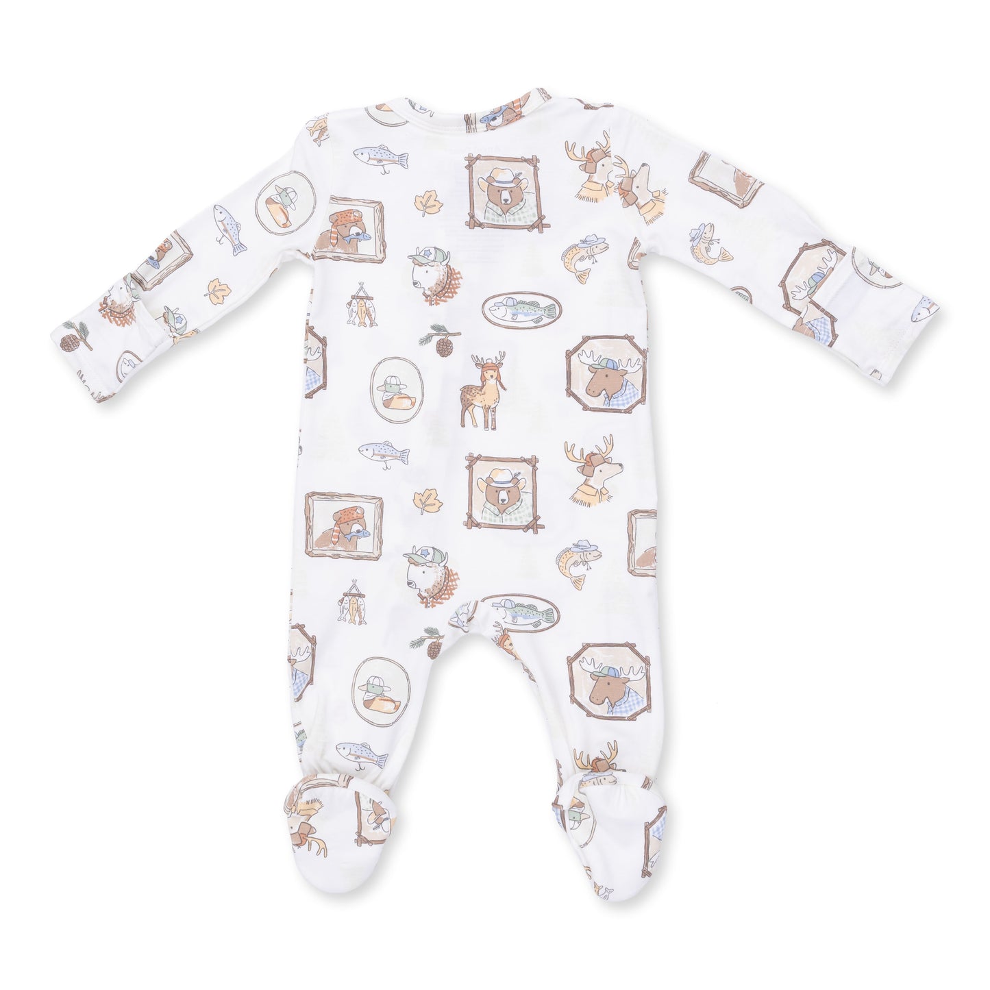 Woodson's family cabin 2way zipper footie