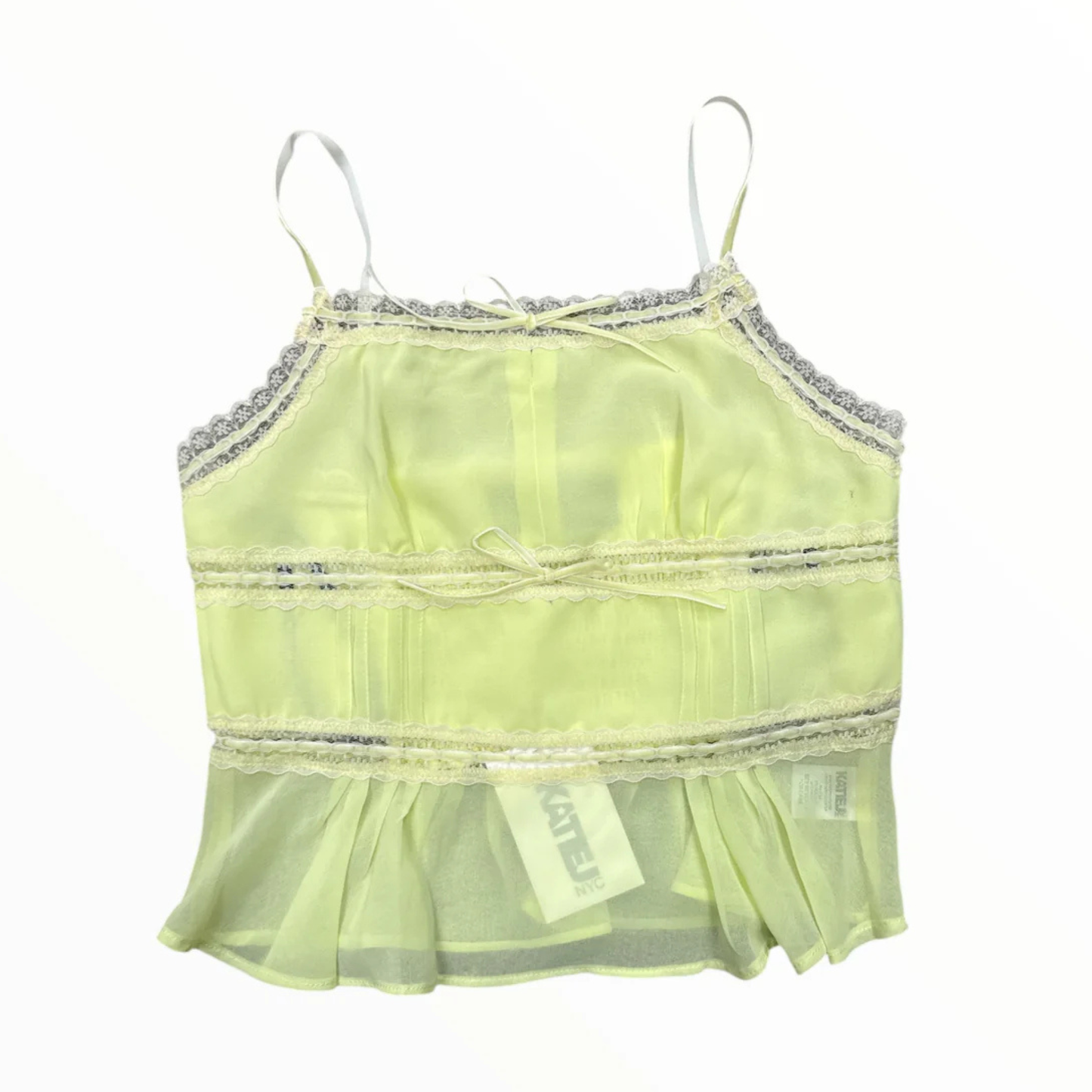 Calla top - canary yellow