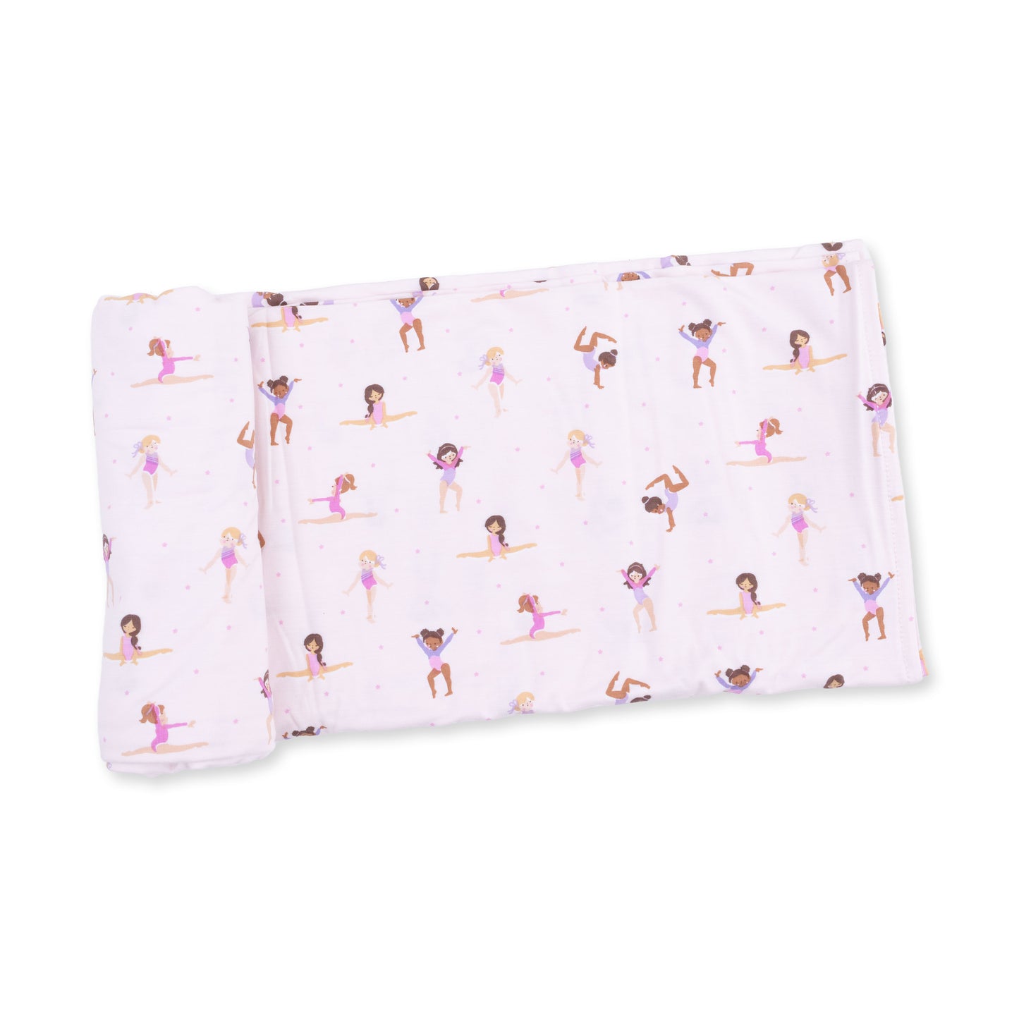 Tiny tumblers swaddle blanket