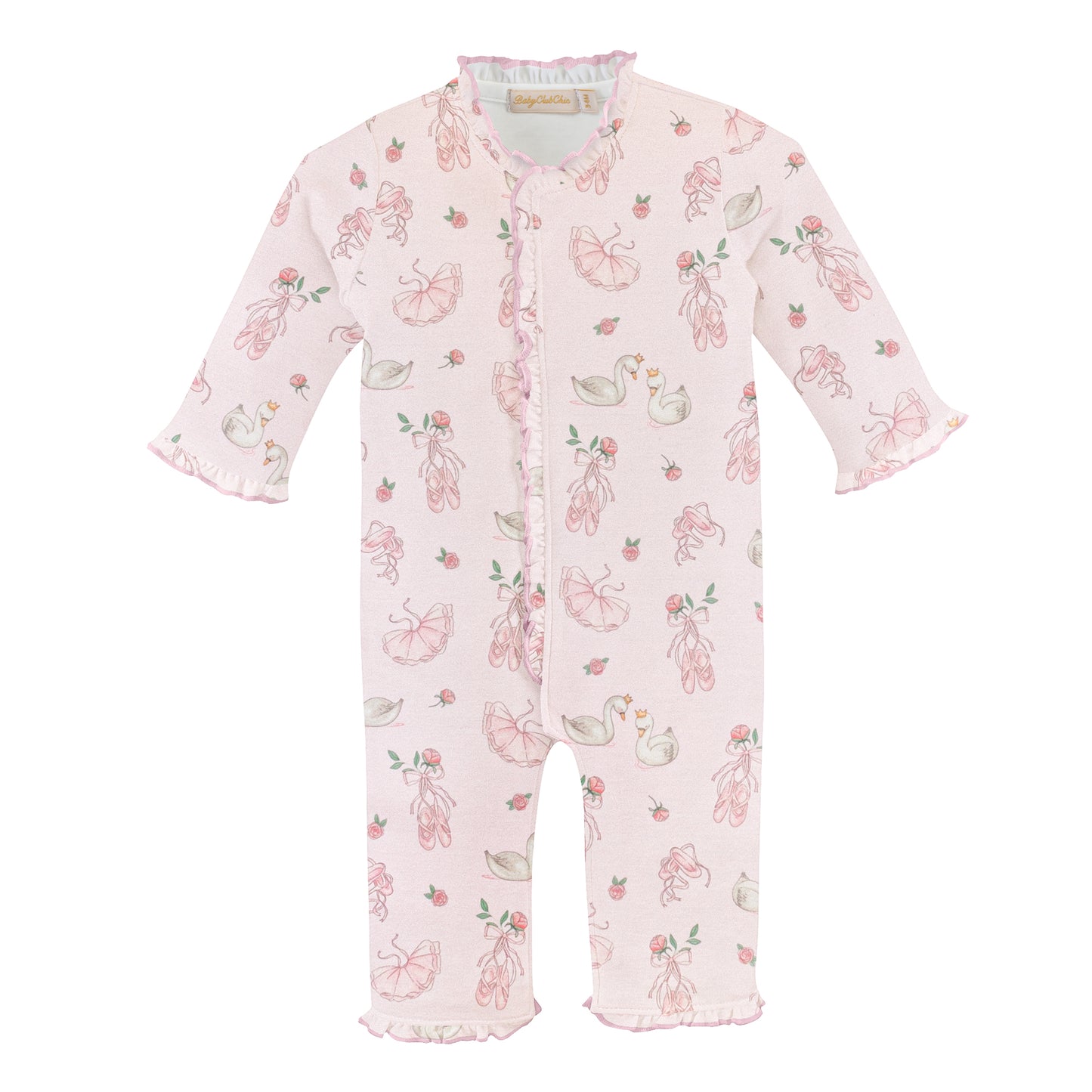 Twinkle toes ruffle coverall