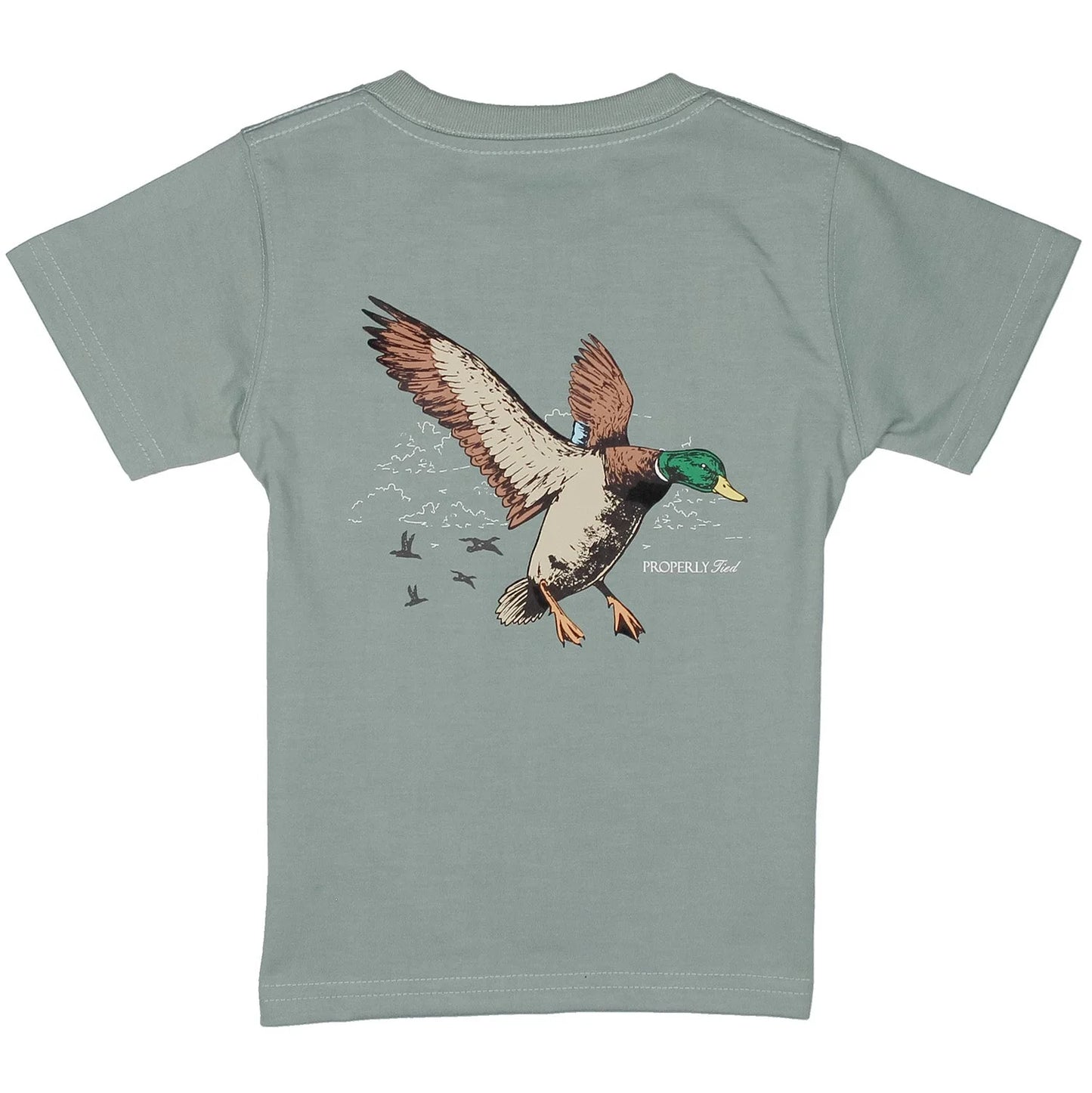 Mallard flight s/s tee - fog
