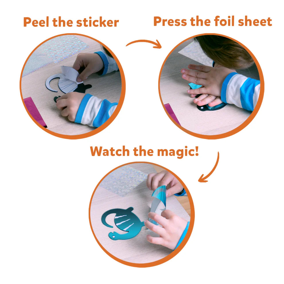 Foil fun - dinosaurs