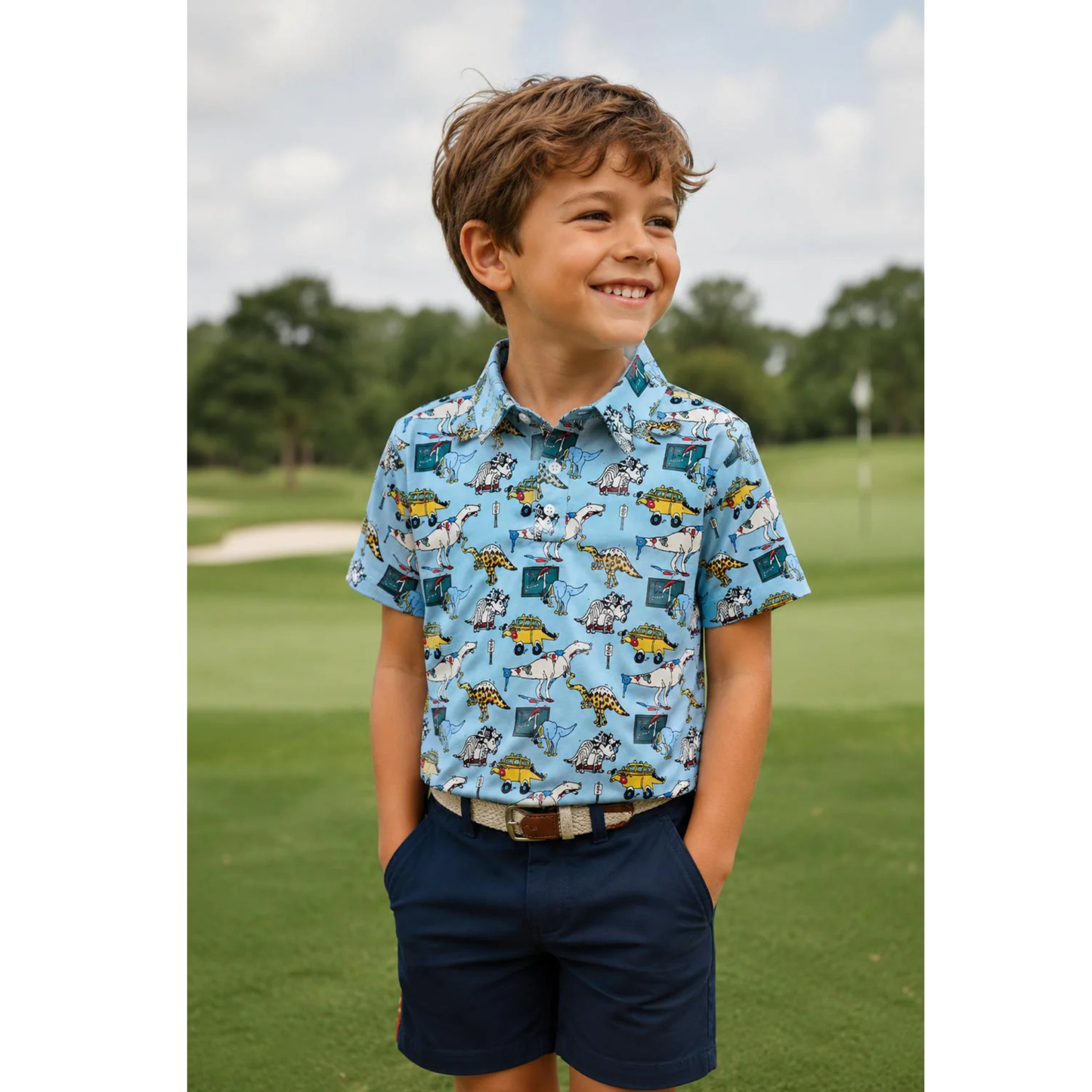 Schoolyard stomp s/s polo