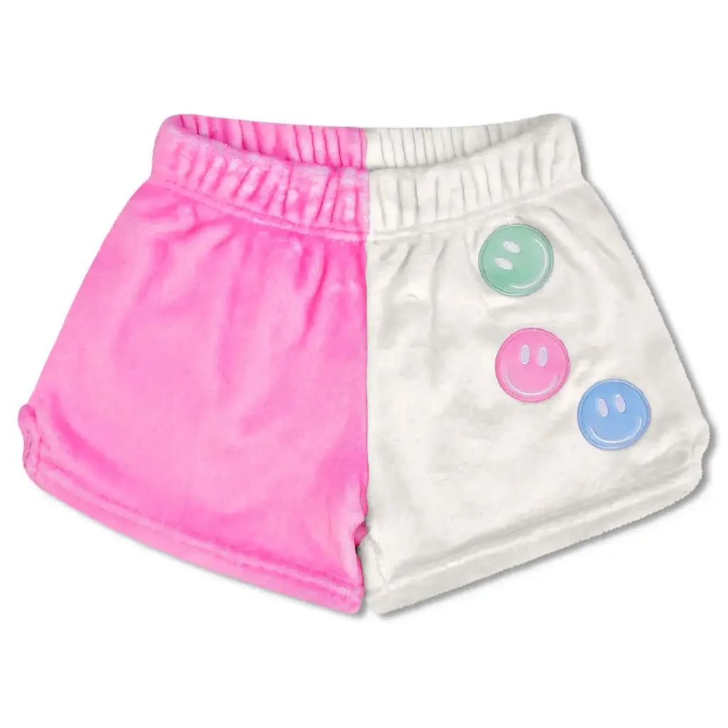 Made you smile color block shorts