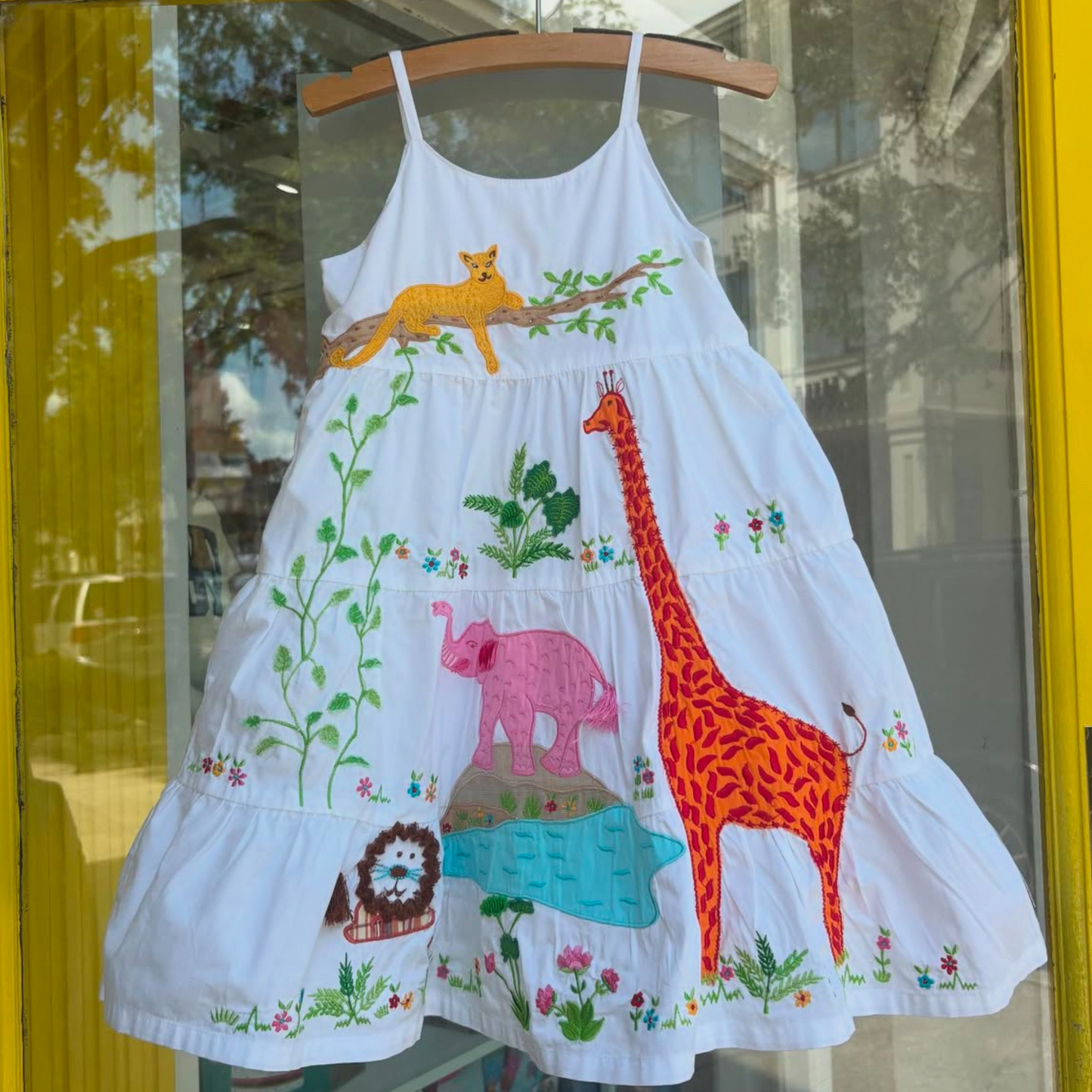 White safari dress