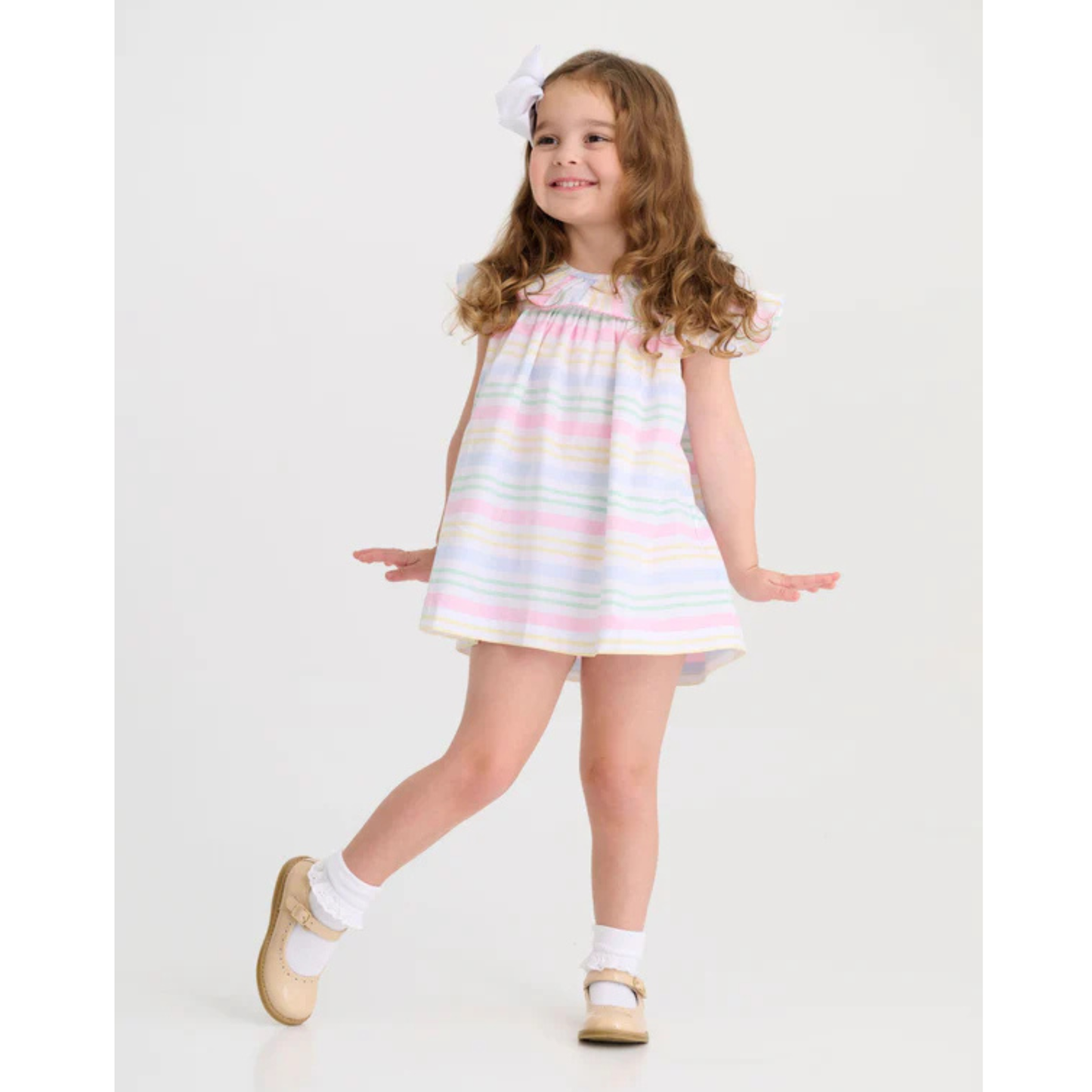 Dorothy day dress - san antonia stripe