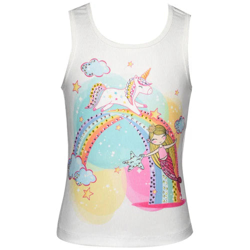 Unicorn and mermaid tank top