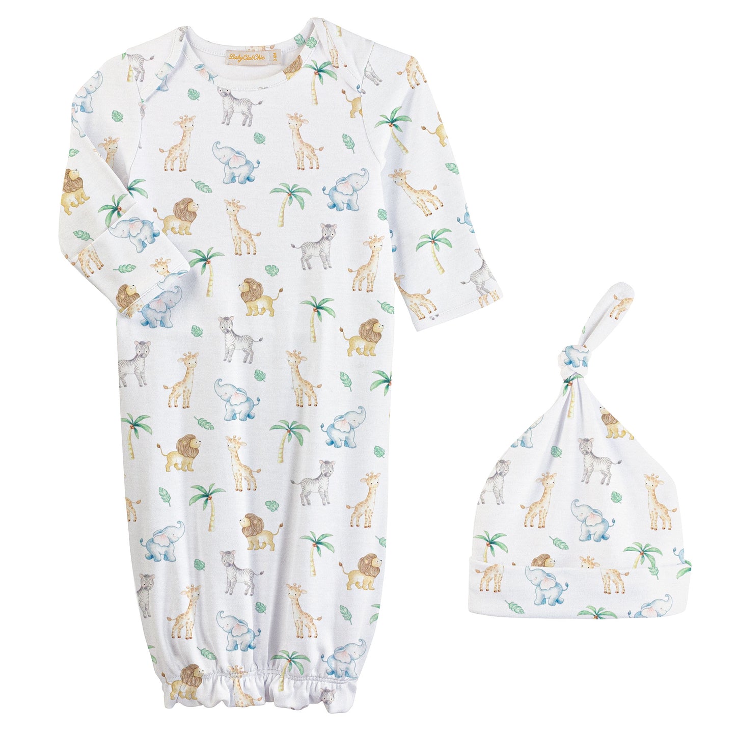 Little safari gown & hat