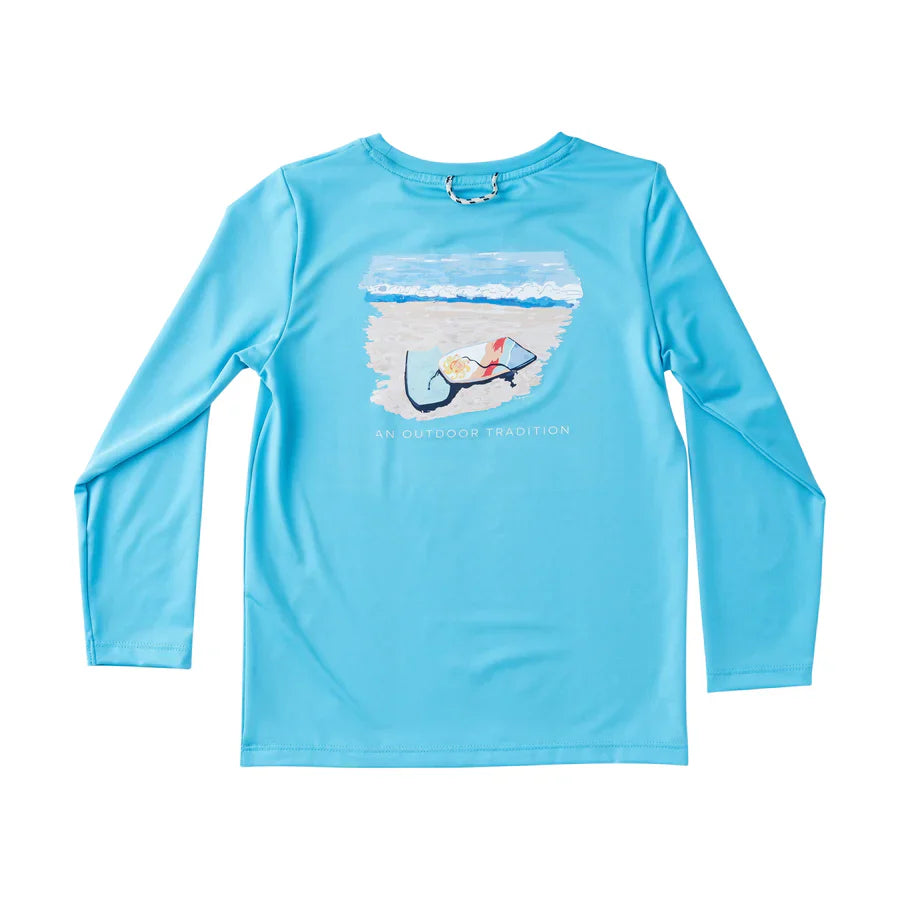 Pro perf. l/s shirt - aquarius