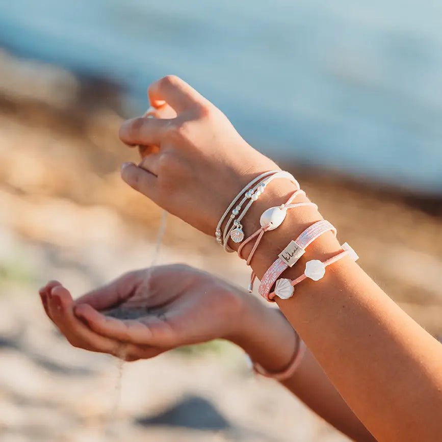 Shimmer hair tie bracelets - small